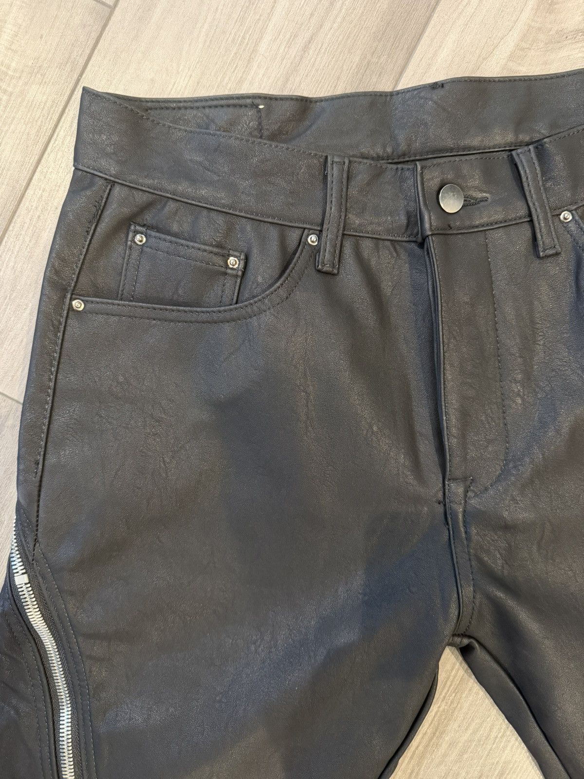 MNML MNML Waxed “Bolan” Style Denim Size US 33 - 3 Thumbnail