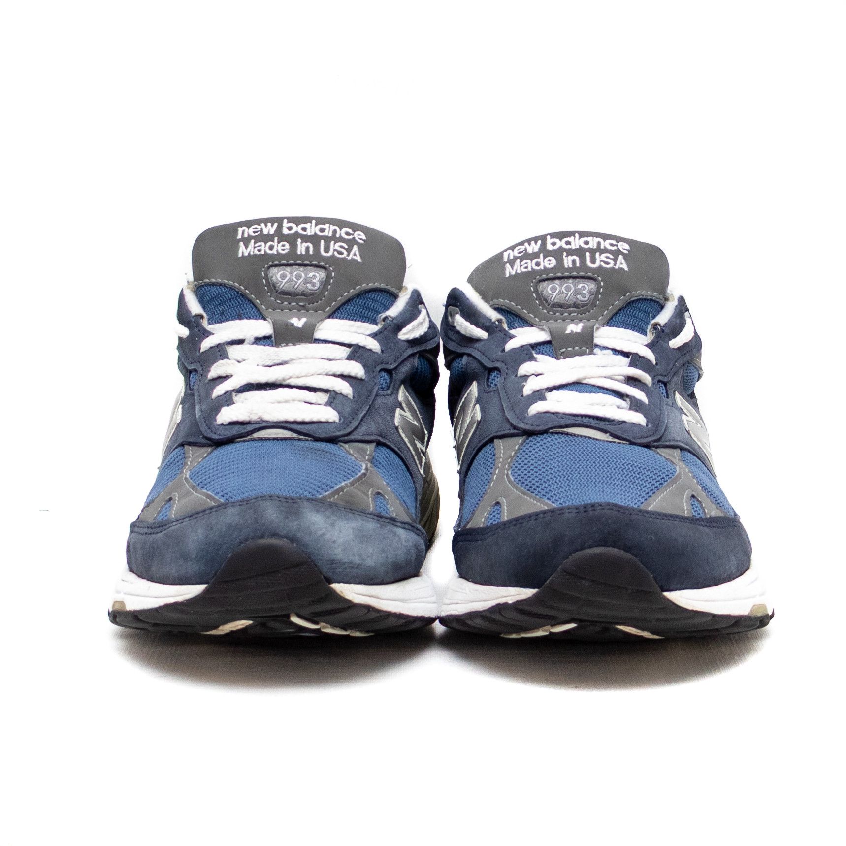 New Balance New Balance 993 Navy Blue Suede Mesh Sneakers Men’s US 11.5 Size US 11.5 / EU 44-45 - 4 Thumbnail