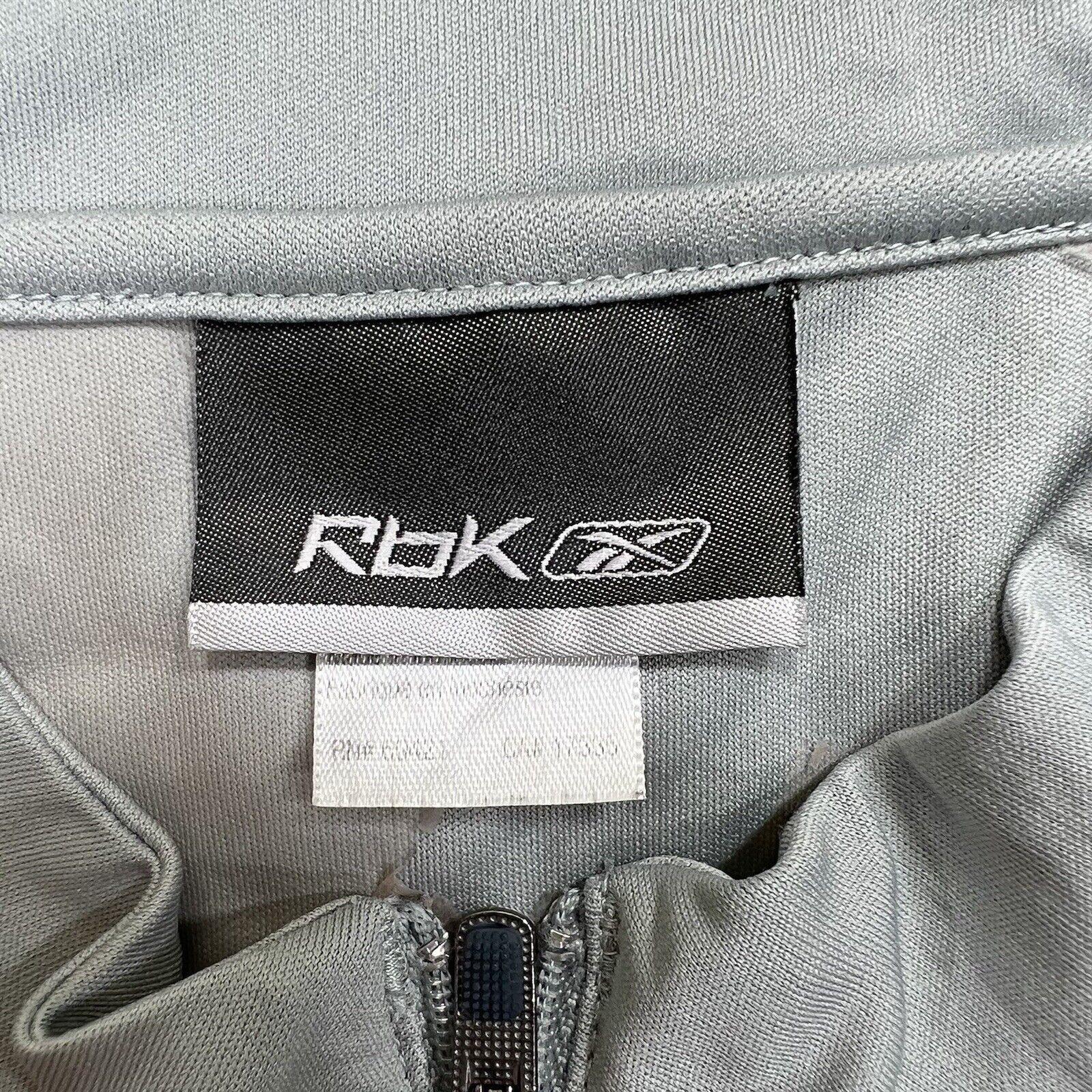 Reebok Reebok Large Gray 1/4 Zip Activewear Sweatshirt Jacket Size US L / EU 52-54 / 3 - 3 Thumbnail