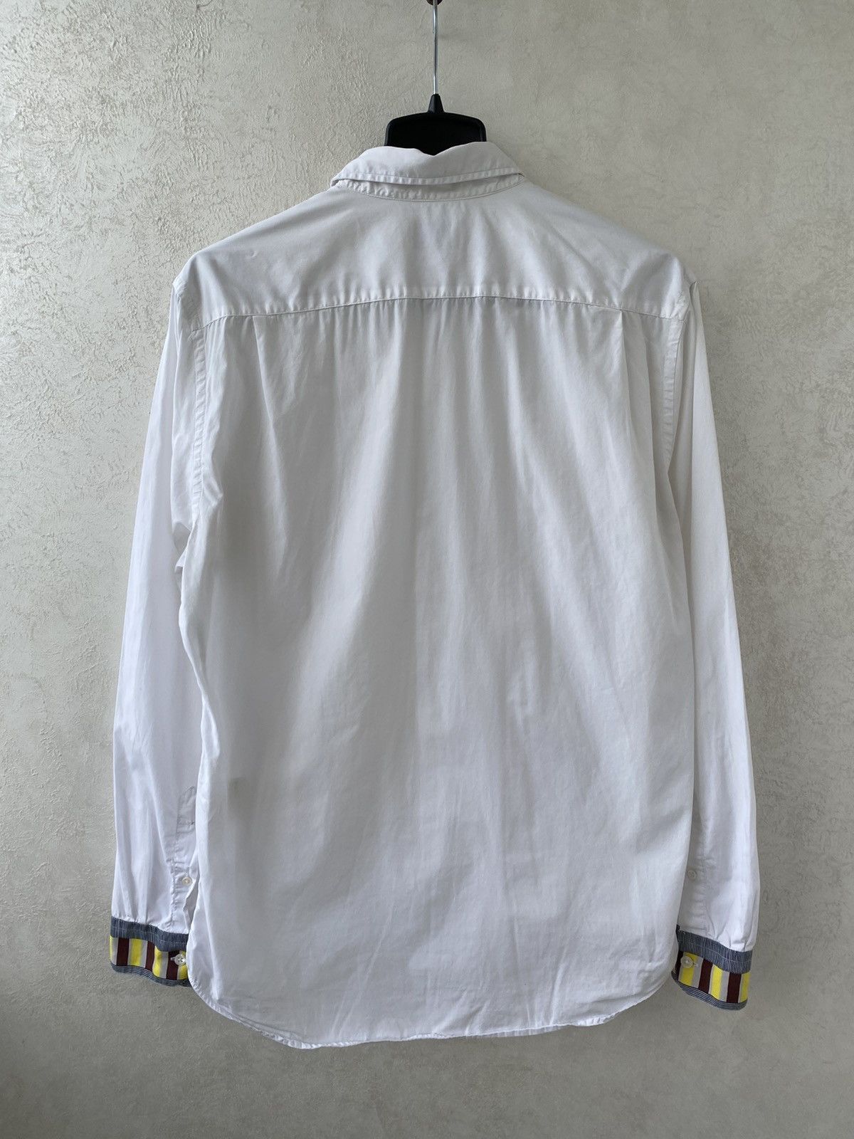 Acne Studios Acne Studios Jeffrey Stripped Cuff Button Up Shirt Size 52 Size US L / EU 52-54 / 3 - 13 Thumbnail