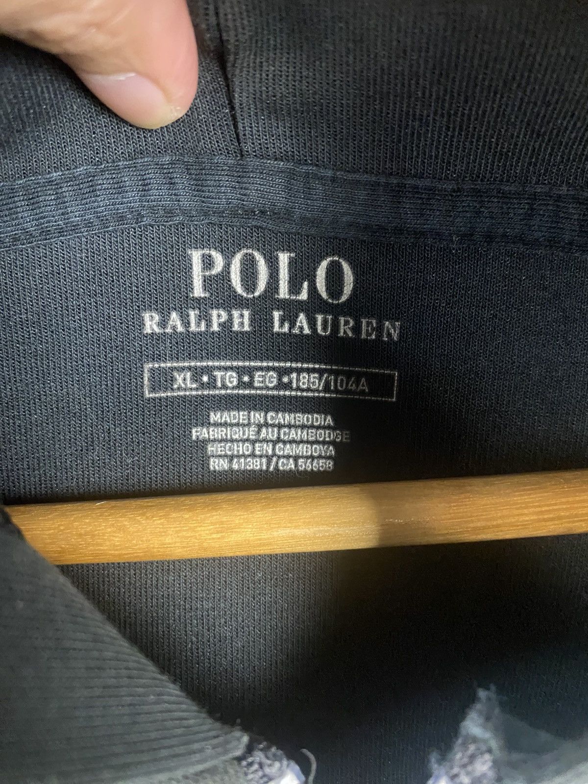 Polo Ralph Lauren Polo Ralph Lauren Small Pony Zipper Hoodie Size US XL / EU 56 / 4 - 5 Thumbnail