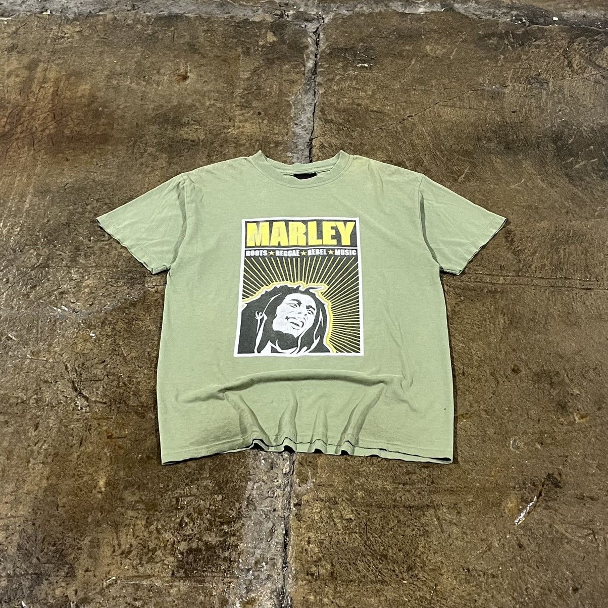 Bob Marley × Vintage Crazy Vintage Bob Marley Zion Graphic Tee Shirt Y2K Music Size US M / EU 48-50 / 2 - 1 Thumbnail