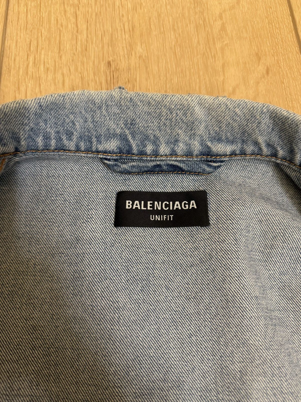 Balenciaga Balenciaga Denim Jacket Size US XL / EU 56 / 4 - 11 Thumbnail