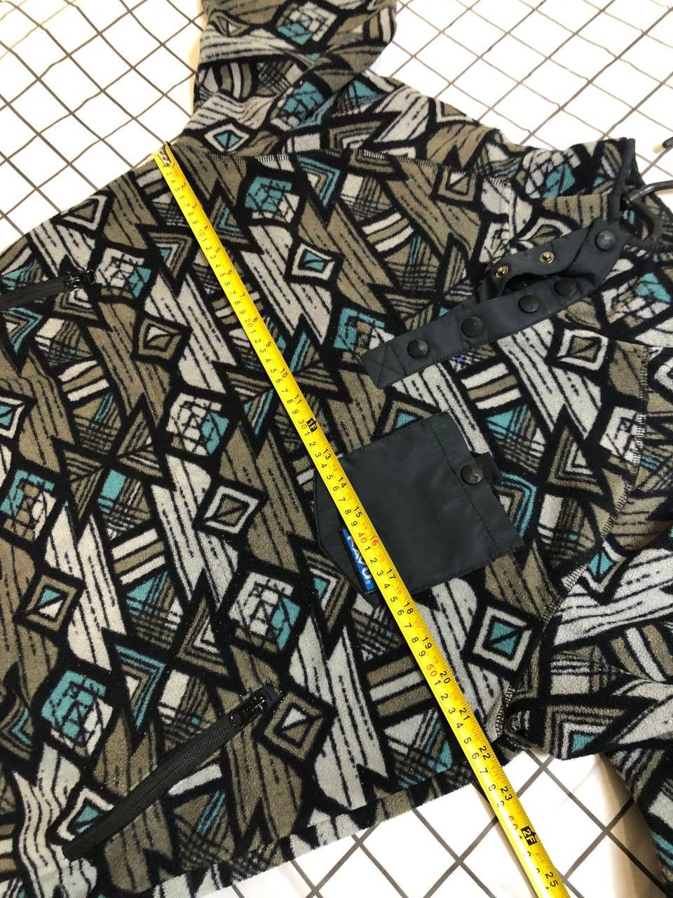 KAVU Kavu Sweater Pullover Fleece Snap T Jacket Colorblock Adult Size US S / EU 44-46 / 1 - 7 Thumbnail