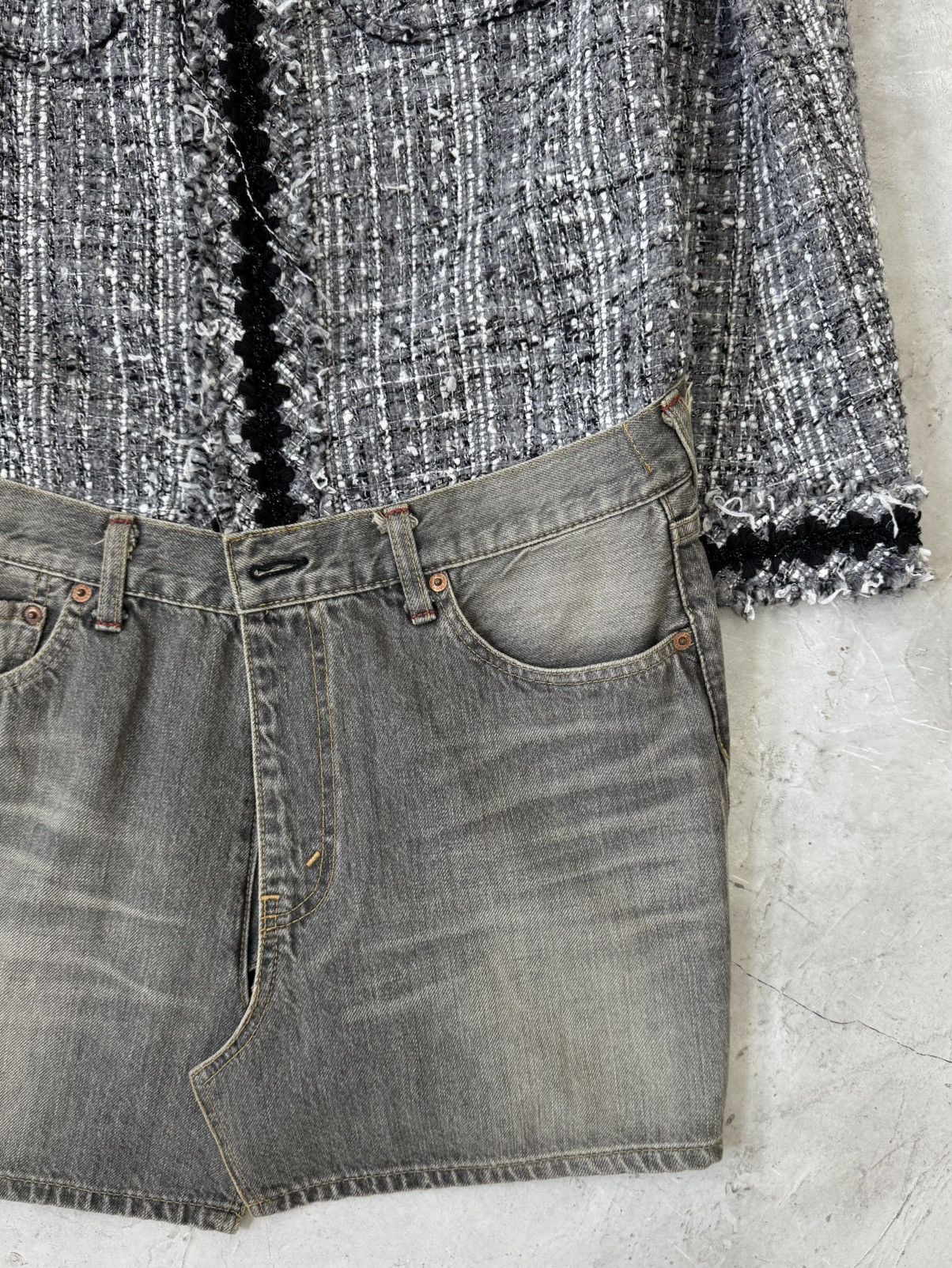 Junya Watanabe FW14 HYBRID TWEED/DENIM JACKET Size M / US 6-8 / IT 42-44 - 5 Thumbnail