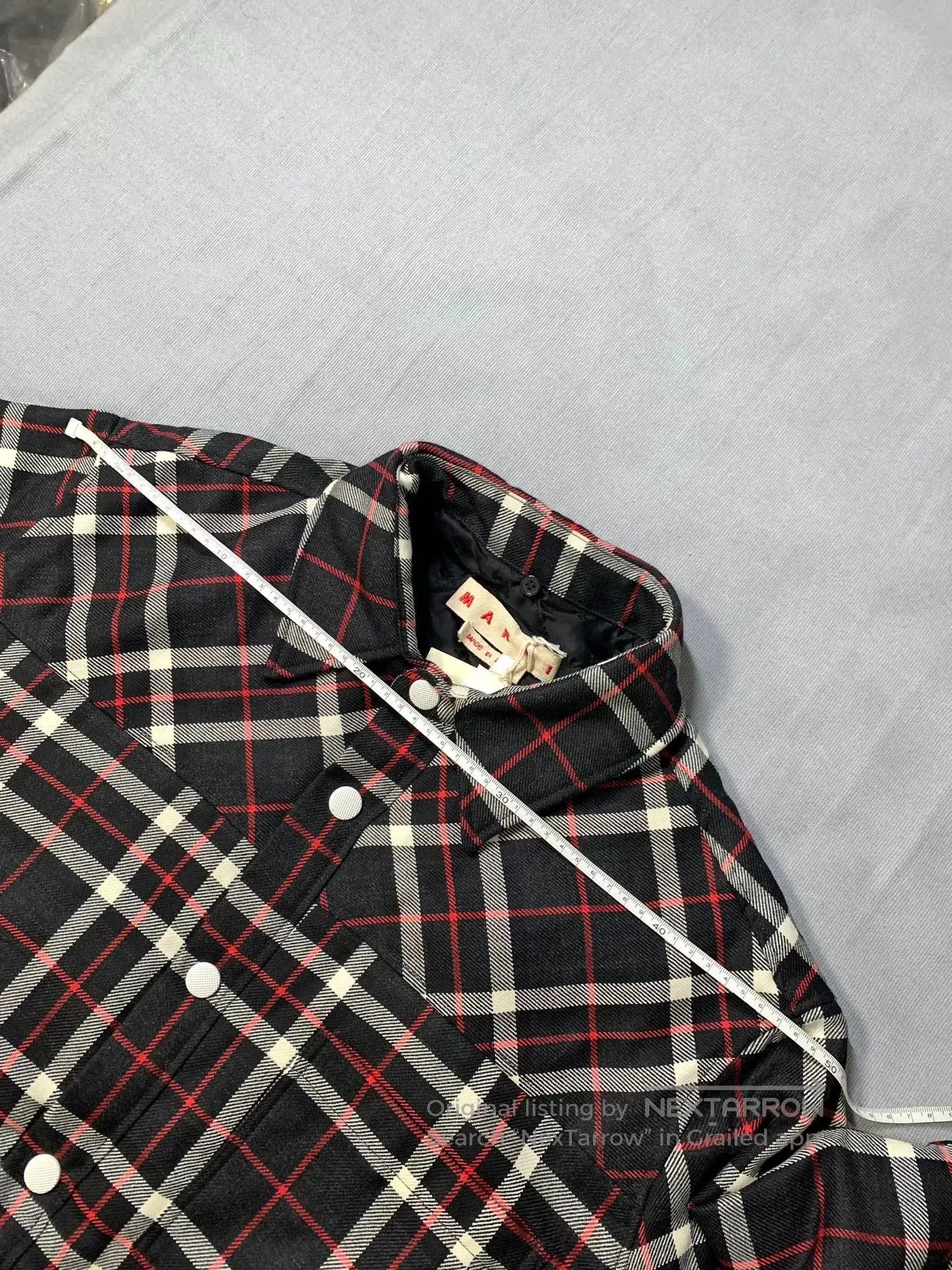 Marni MARNI Plaid Wool Men's Jacket. Size US S / EU 44-46 / 1 - 7 Thumbnail