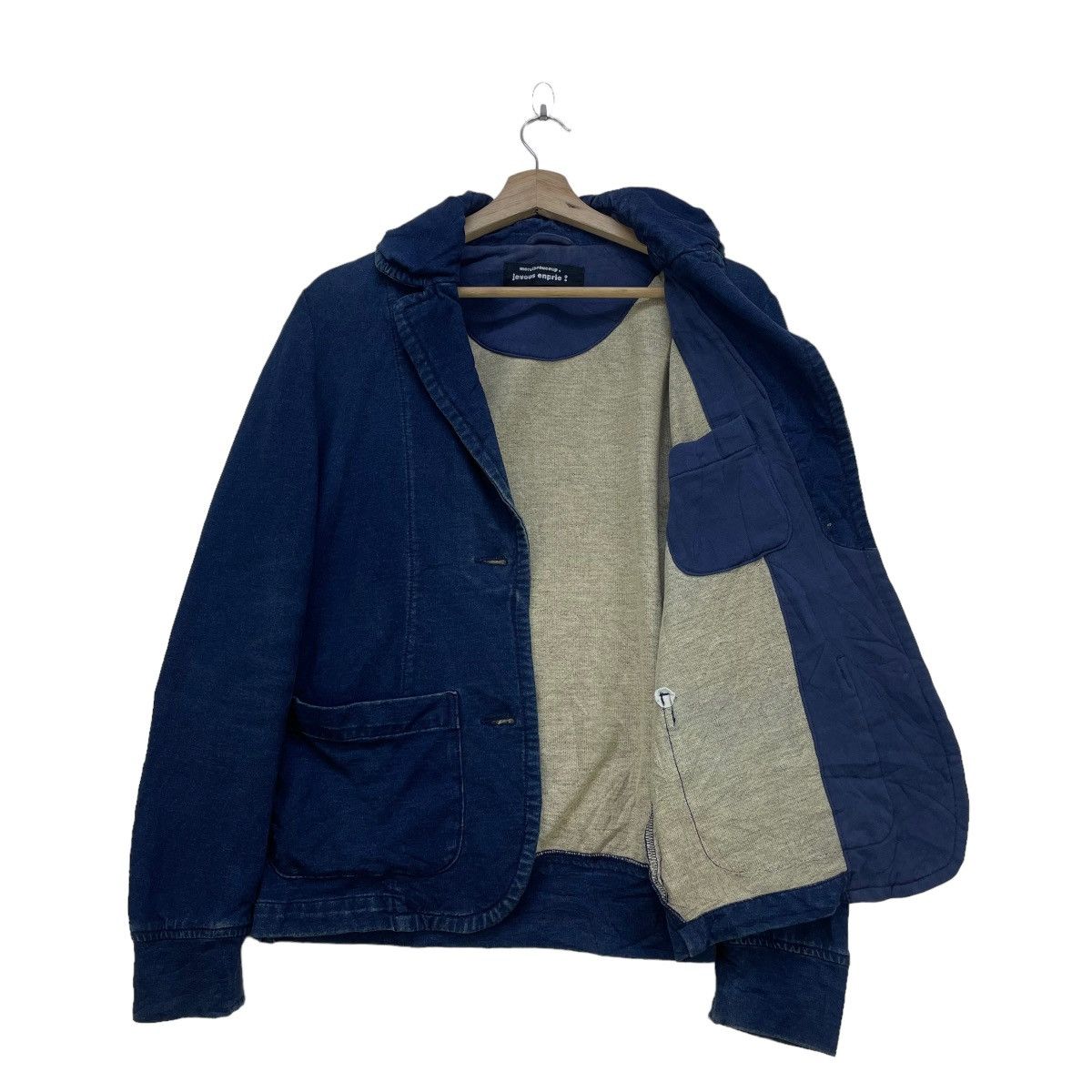 Indigo Mercibeaucoup Issey Miyake Indigo Denim Jacket Size M / US 6-8 / IT 42-44 - 1 Thumbnail