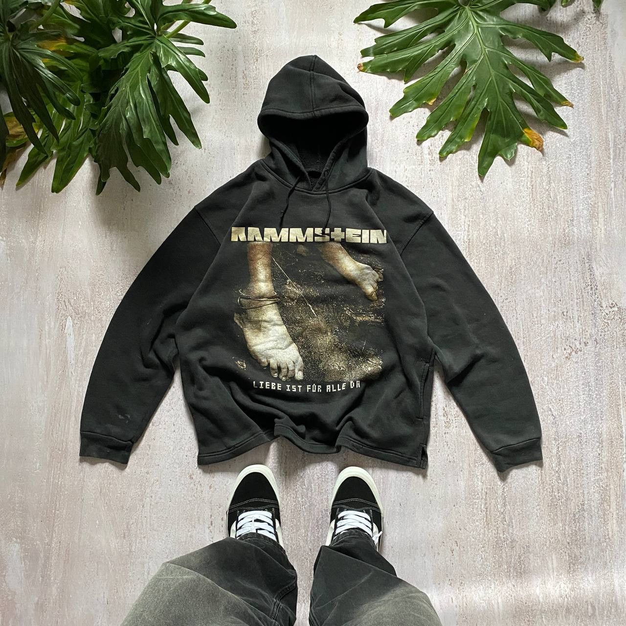 Band Tees VINTAGE 2009 Y2K RAMMSTEIN RARE AMAZING FADED BAND HOODIE Size US L / EU 52-54 / 3 - 12 Thumbnail