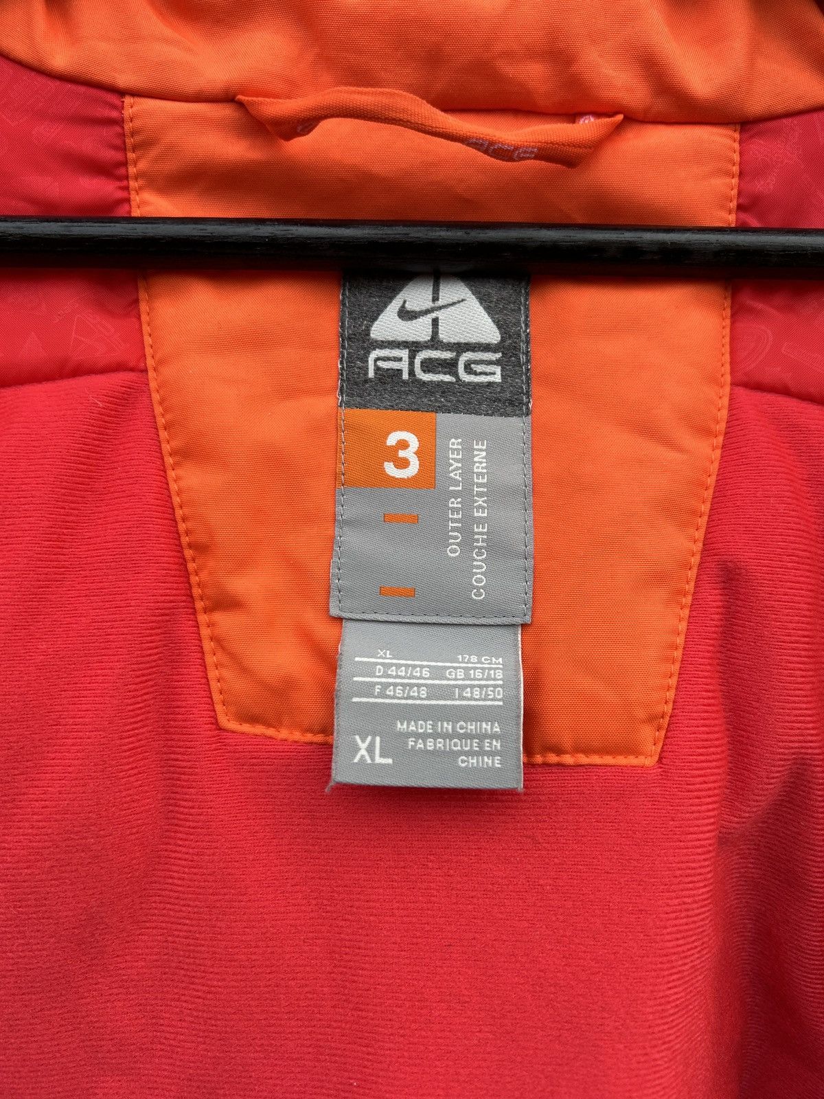 Nike 00s Vintage Nike ACG Outer Layer 3 Ski Jacket Orange Size XL / US 12-14 / IT 48-50 - 14 Thumbnail