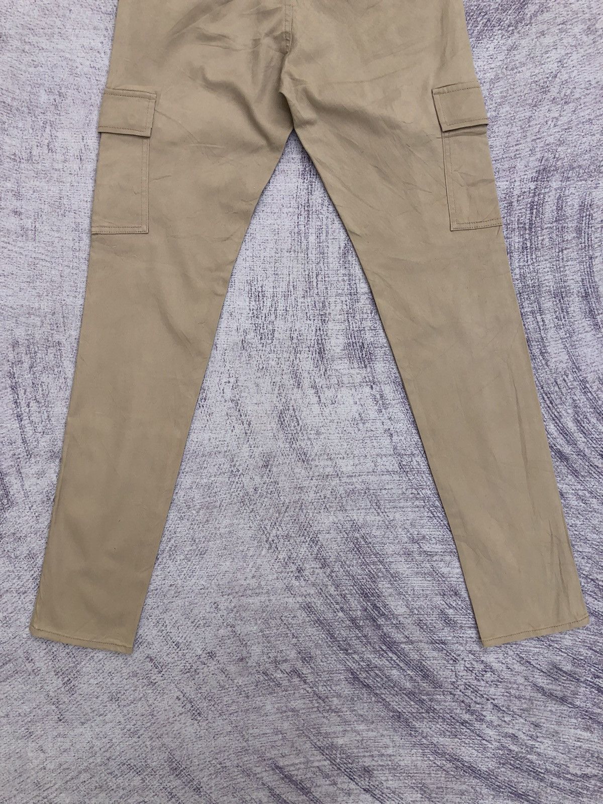 Japanese Brand × Vintage Vintage Slim Fit Beige Cargo Trousers Multi Pocket Size US 28 / EU 44 - 11 Thumbnail