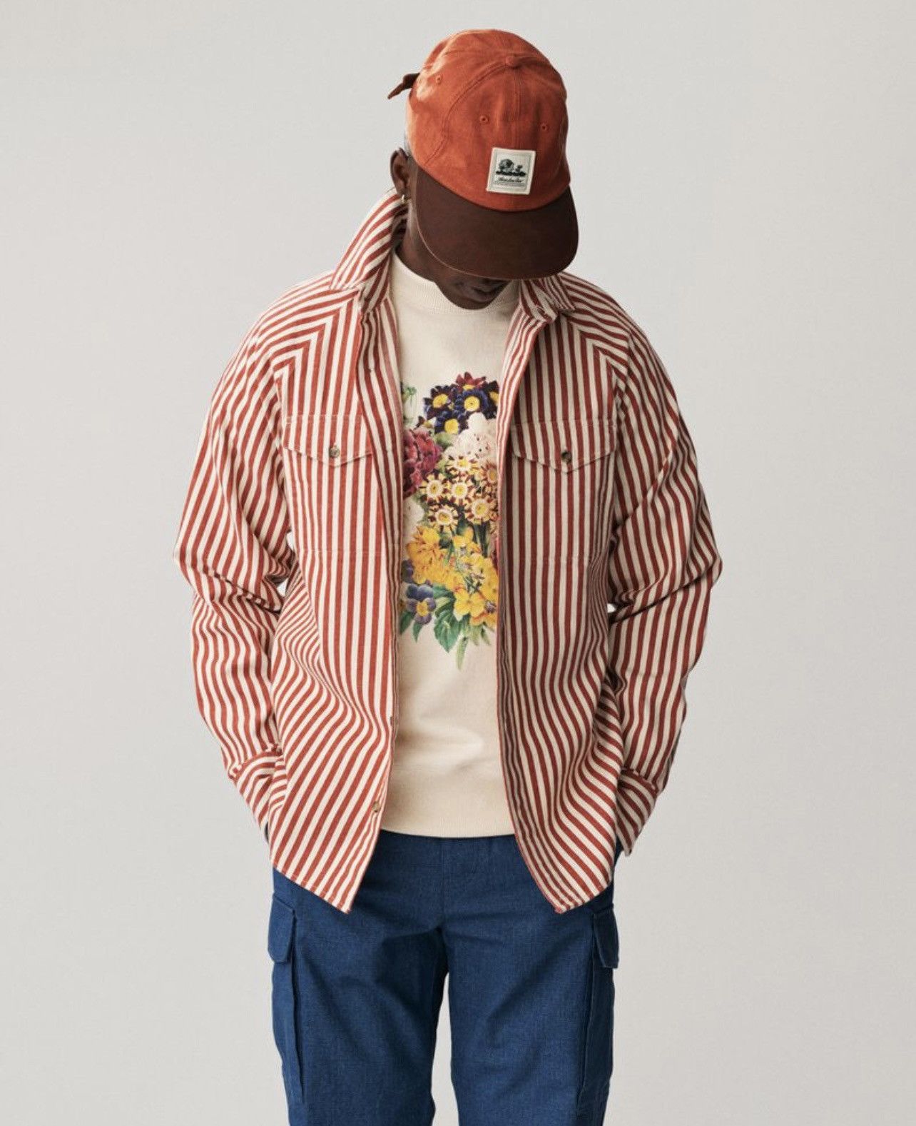 Aime Leon Dore Aime Leon Dore - Red Striped Shirt S/S ‘22 Size US M / EU 48-50 / 2 - 1 Thumbnail
