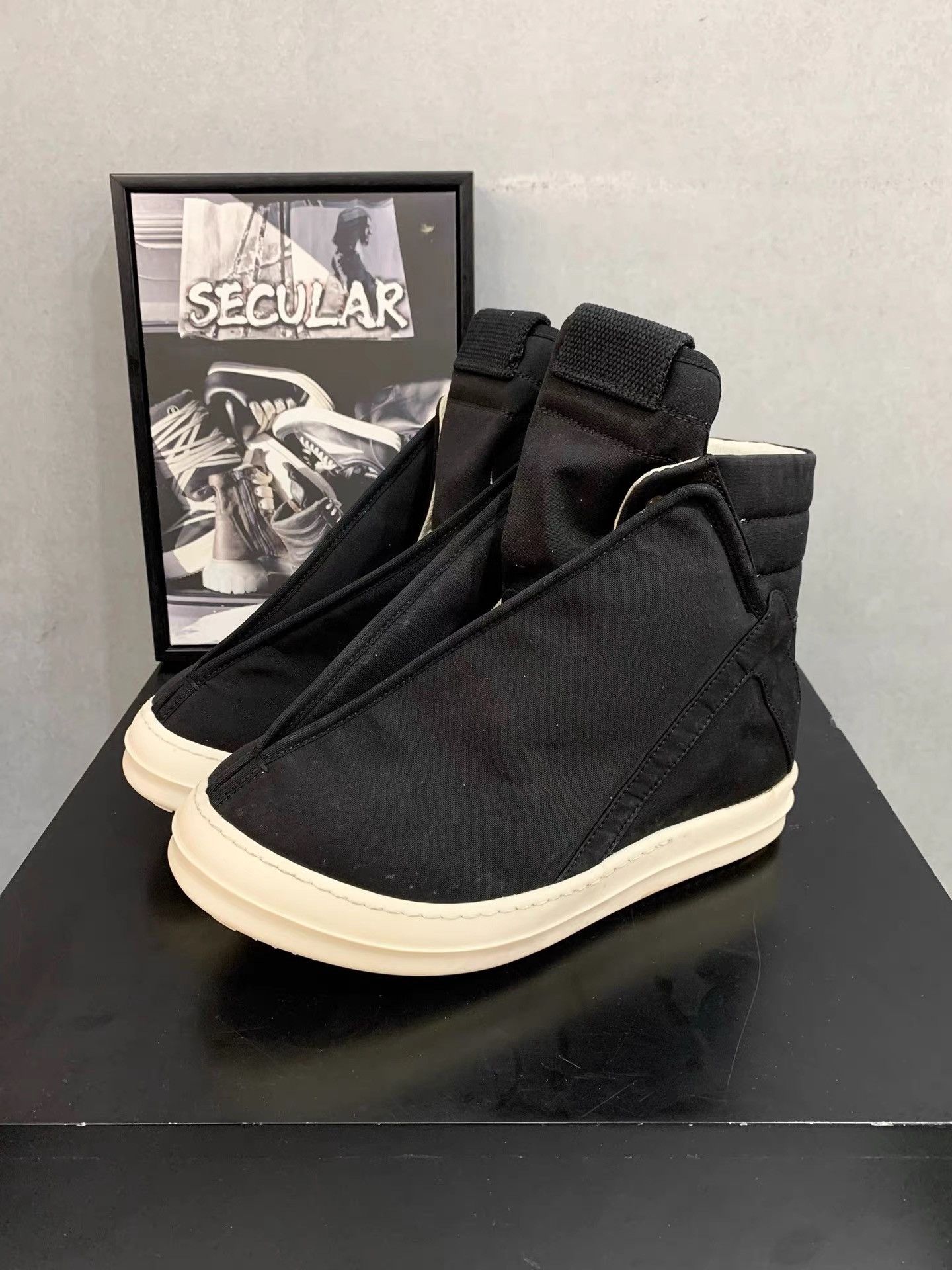 Rick Owens Rick Owens Hoofdunk Zip Boots K34 Size US 7 / EU 40 - 1 Thumbnail