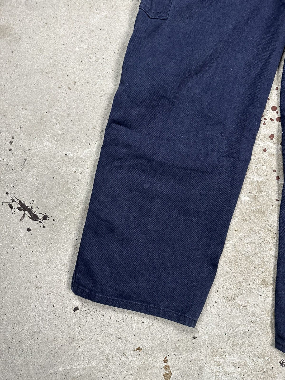 Carhartt × Vintage Vintage Y2K Carhartt Style Navy Double Knee Denim Pants Jean Size US 32 / EU 48 - 10 Thumbnail
