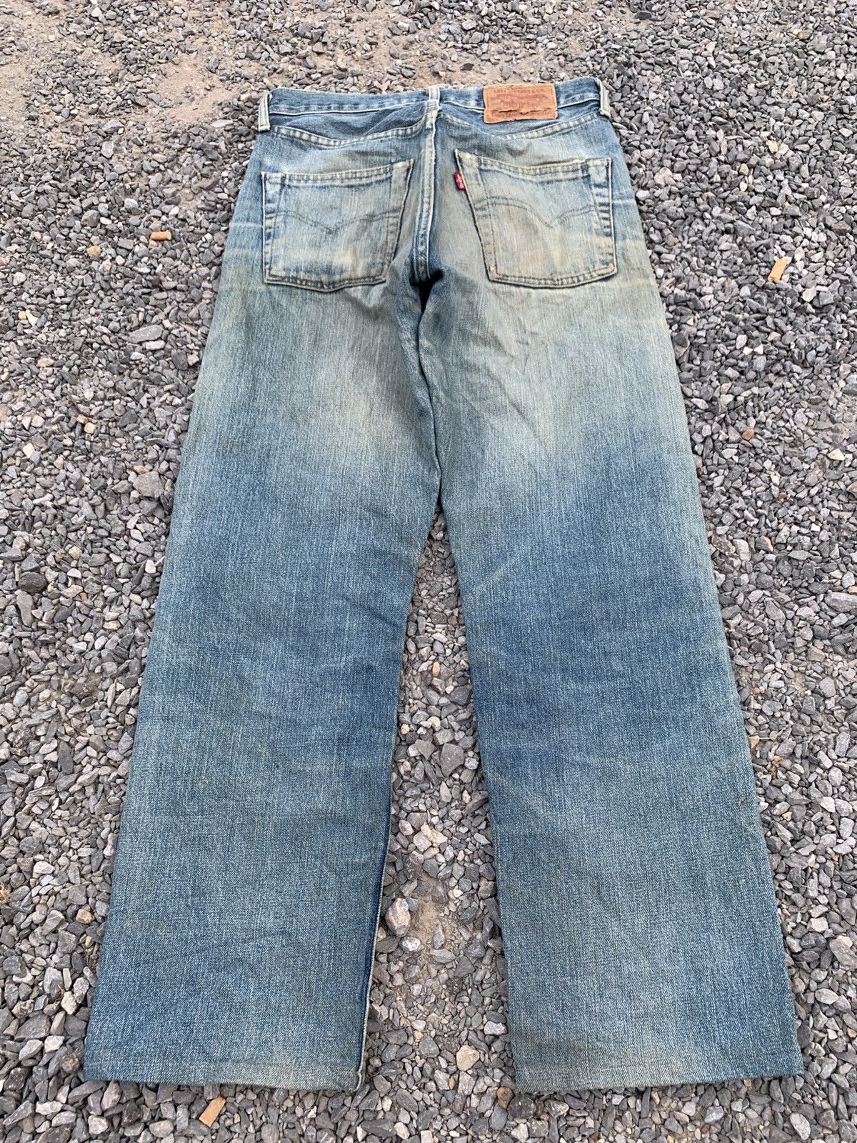 Levi's VINTAGE LEVIS 503BXX SELVEDGE BUTTON FLY DISTRESSED DENIM Size US 28 / EU 44 - 5 Thumbnail