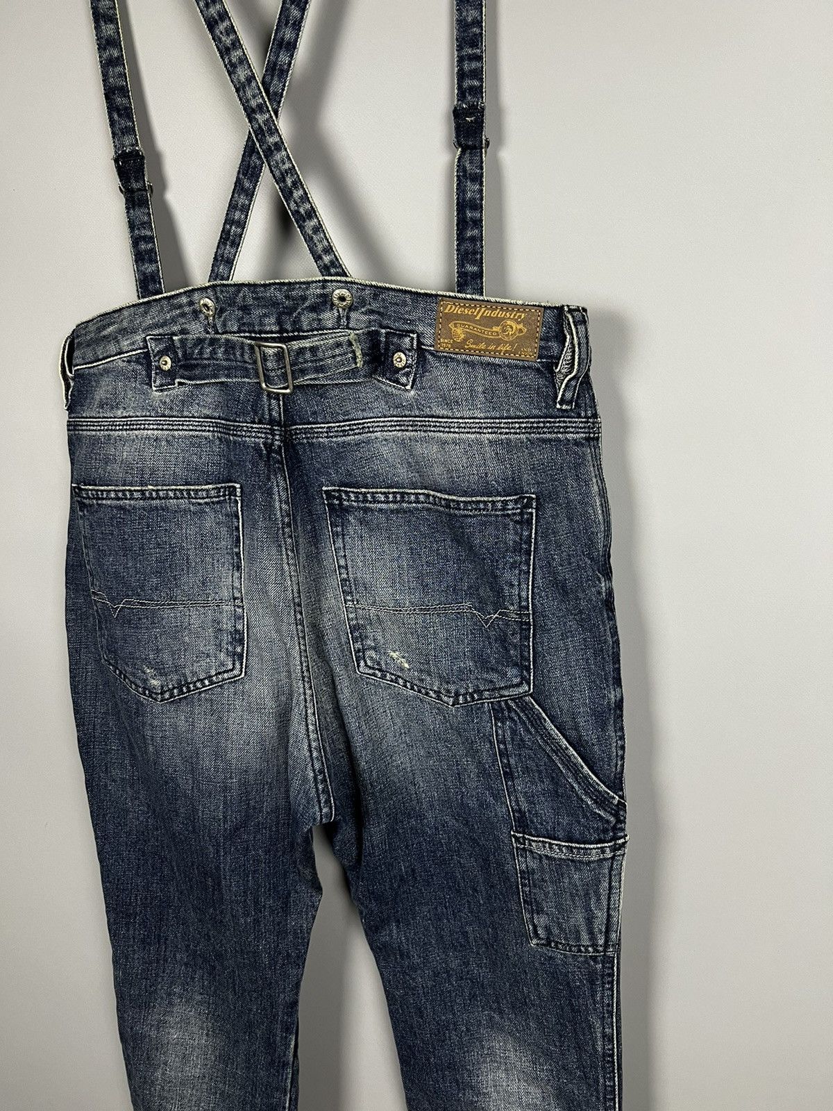 Diesel W27 Diesel jeans / jumpsuit with removable suspenders Size 27" / US 4 / IT 40 - 8 Thumbnail