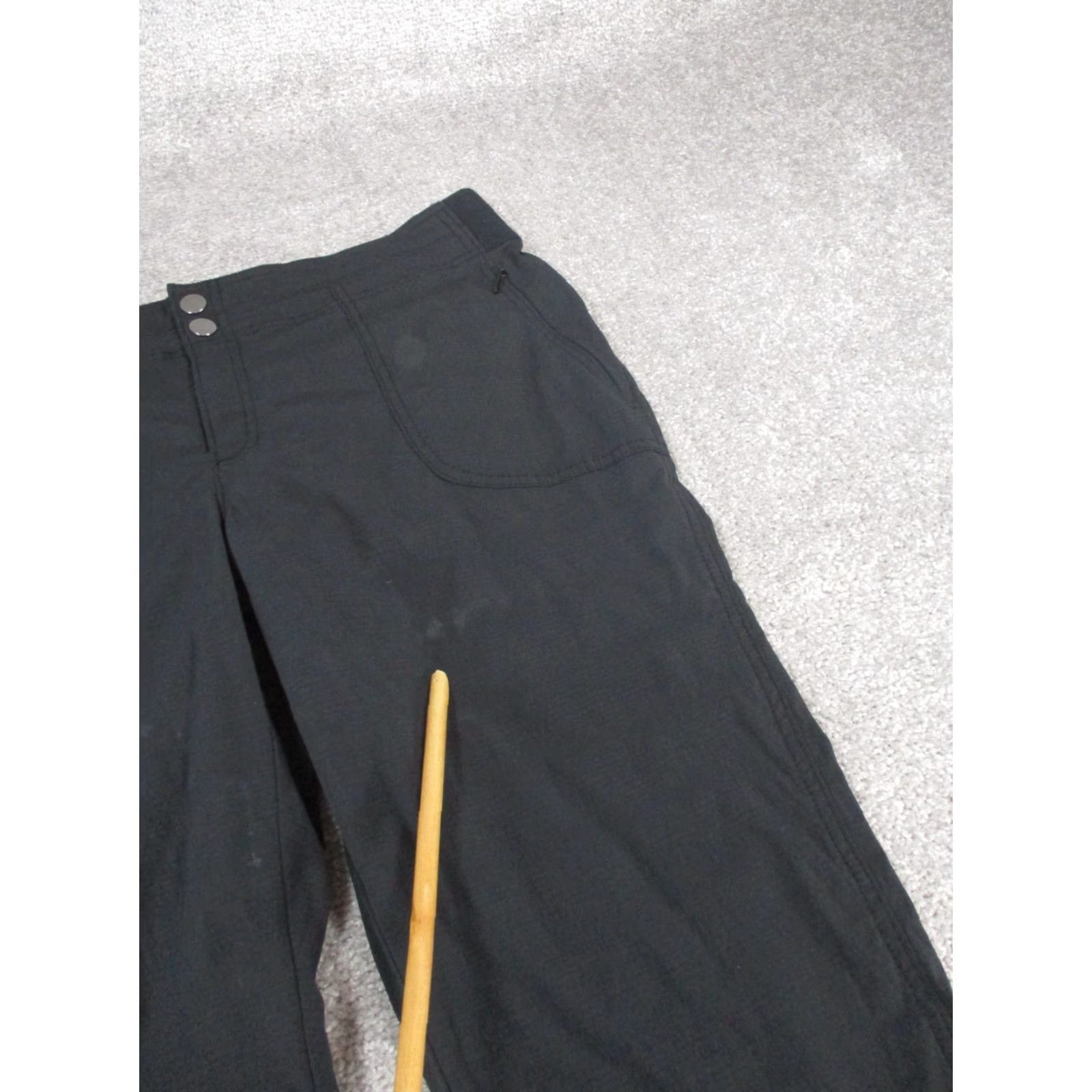 Athleta Athleta Pants Womens 14 Trekkie Capri Black Trail Hiking Capri Activewear 14 Black Womens Size 36" / US 14 / IT 50 - 3 Thumbnail