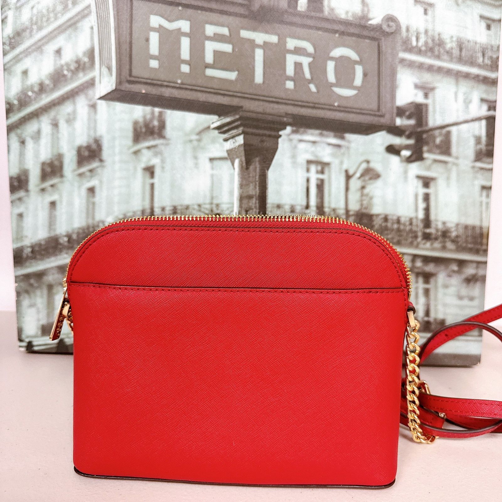 Michael Kors Michael Kors 38S9YCPC3L Cindy Large Saffiano Leather Dome Size ONE SIZE - 2 Thumbnail