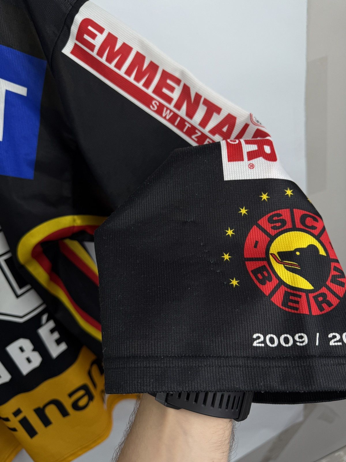 NHL 🇨🇭 2009 SC Bern #96 DUBE Switzerland Hockey Jersey Peugeot Size US L / EU 52-54 / 3 - 18 Thumbnail