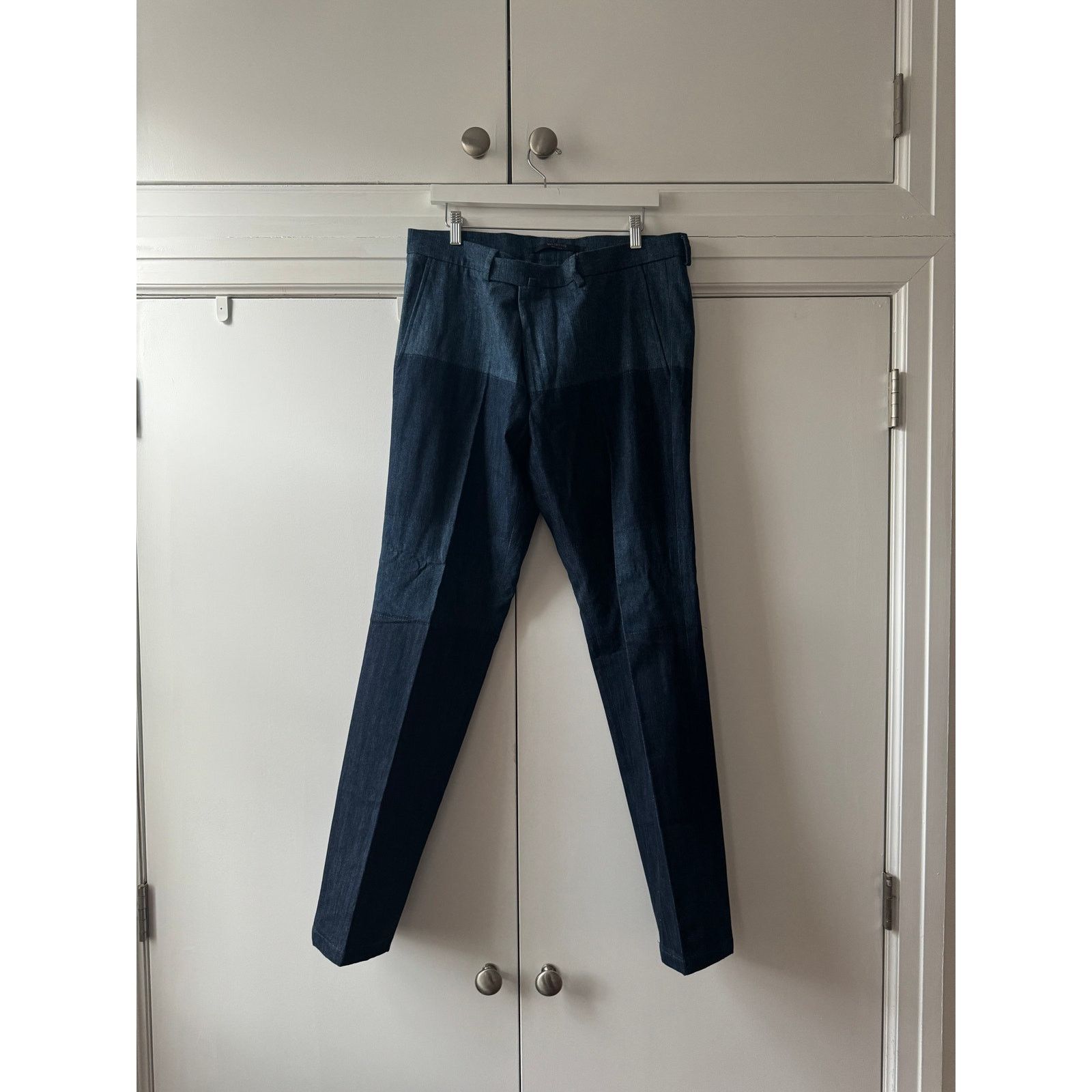 Valentino Valentino Color Block Chambray Trousers Size US 34 / EU 50 - 1 Thumbnail