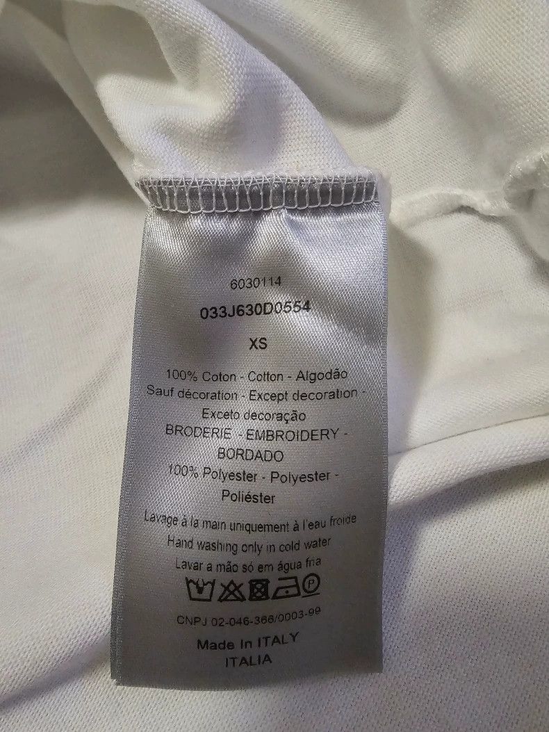 Dior DiorWhite bee T-shirt 2503-Nextarrow Size US XS / EU 42 / 0 - 6 Thumbnail