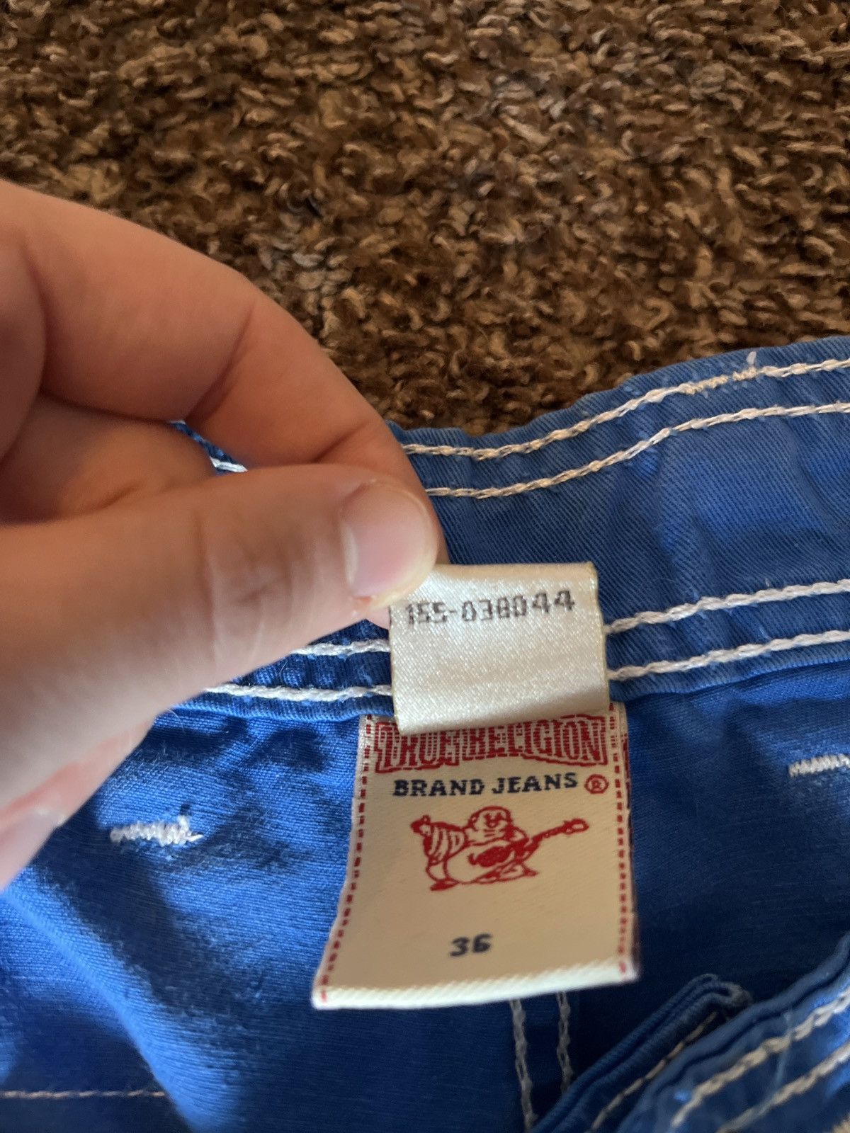 True Religion *Ultra Rare Y2K True Religion Baggy Denim Shorts Blue Size US 36 / EU 52 - 3 Thumbnail