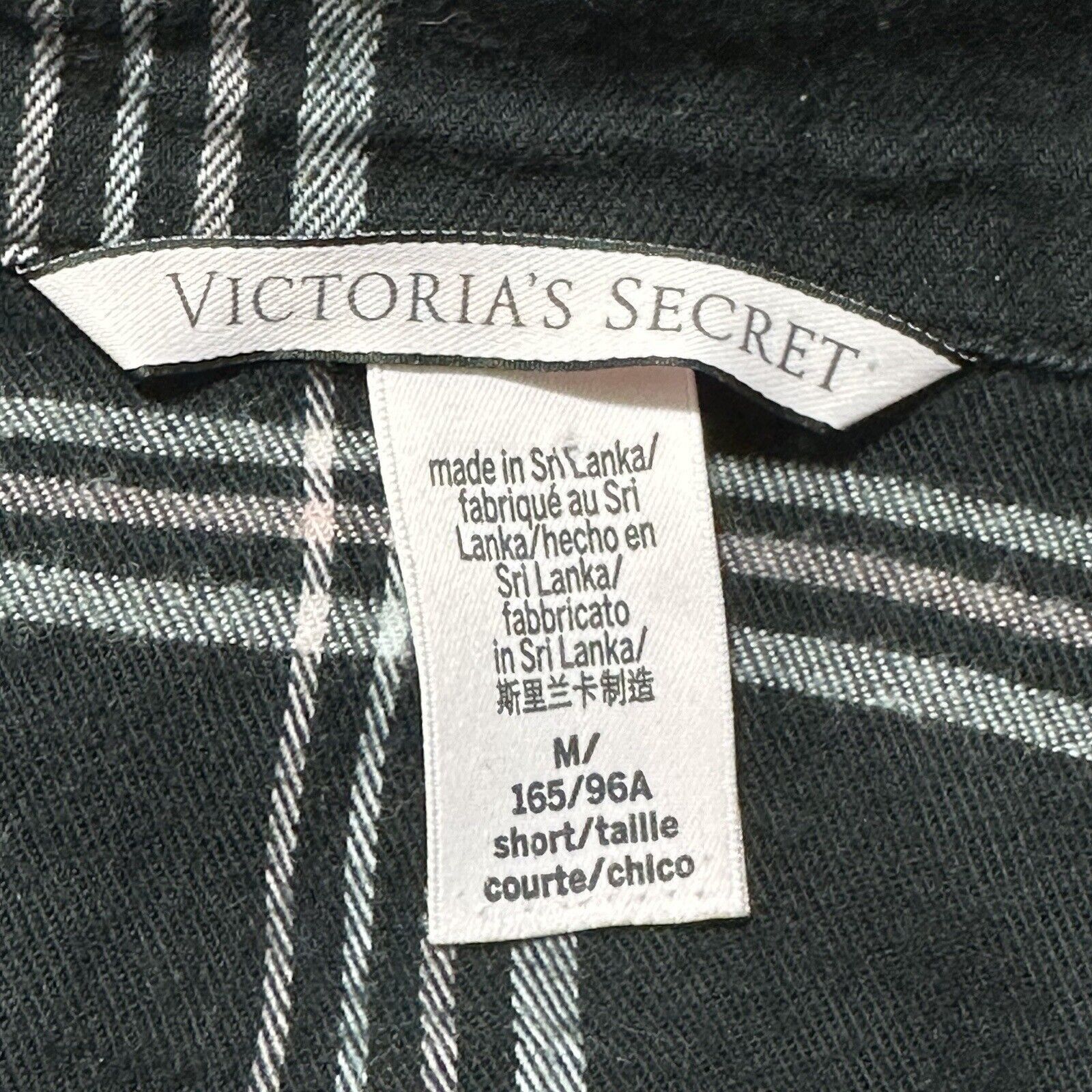 Victoria's Secret Victoria's Secret Medium Button Down Sleepwear Striped Shirt Size ONE SIZE - 3 Thumbnail