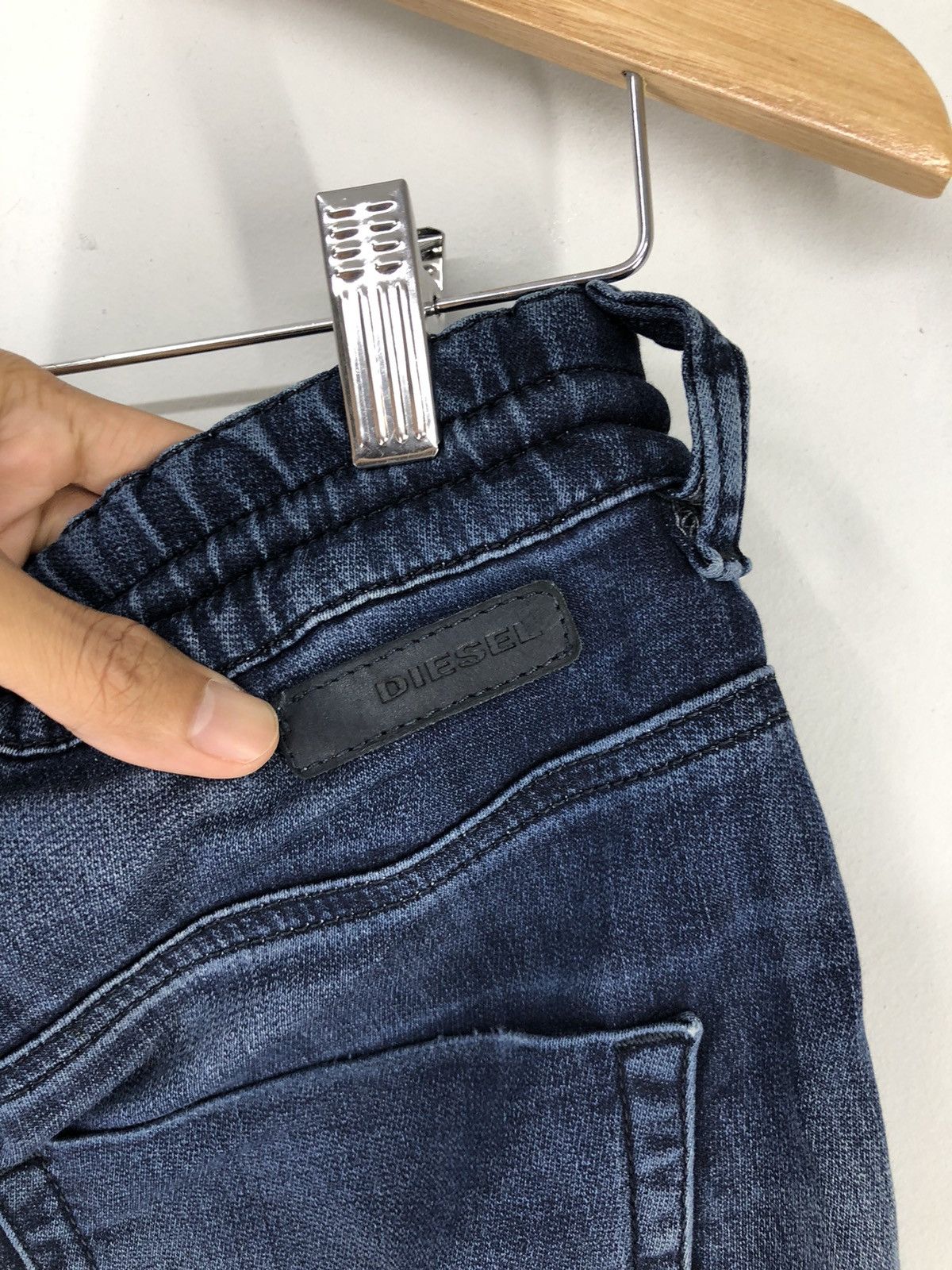 Diesel Diesel Distressed Faded Blue Denim Sweatpants Size 26-30 Size US 26 / EU 42 - 15 Thumbnail