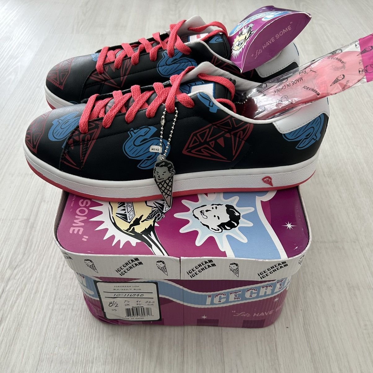Icecream × Reebok VERY RARE OG REEBOK X BBC/ICE CREAM BOUTIQUE SNEAKER Size US 8.5 / EU 41-42 - 1 Thumbnail