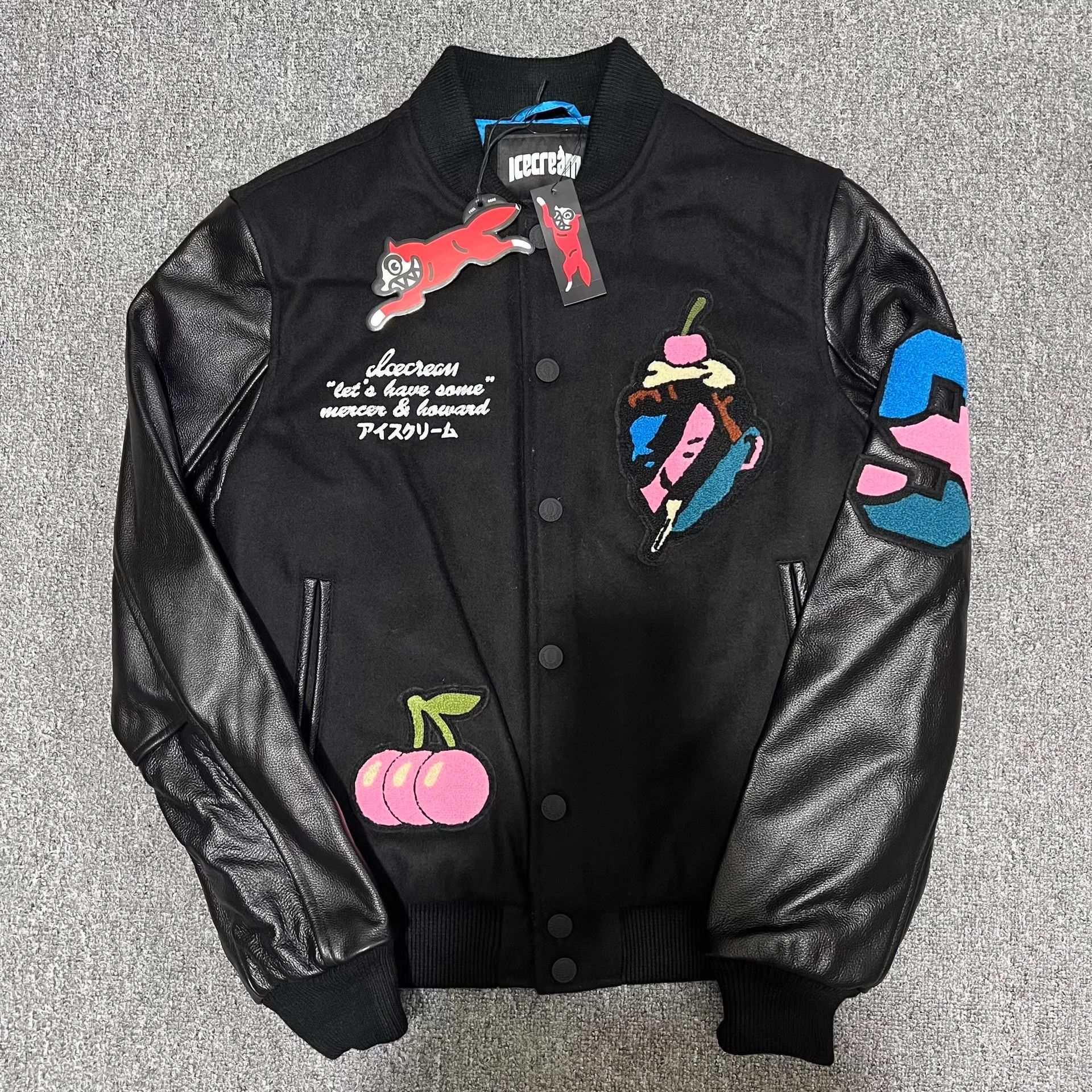 Billionaire Boys Club BBC ICECREAM Wool Blend Varsity Jacket Q7 Size US S / EU 44-46 / 1 - 1 Thumbnail