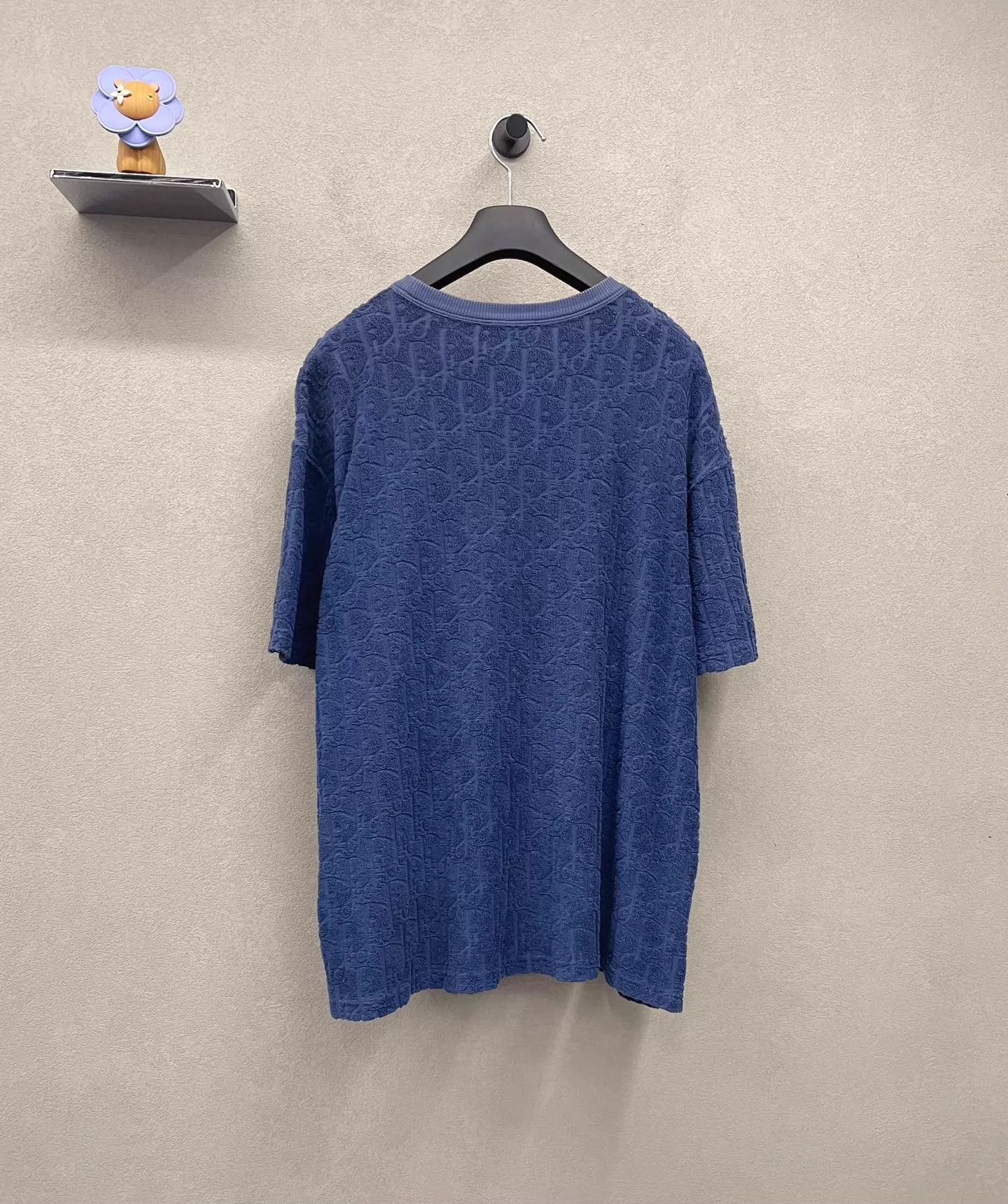 Dior Dior print navy blue towel short-sleeve L unisex Size US L / EU 52-54 / 3 - 2 Thumbnail
