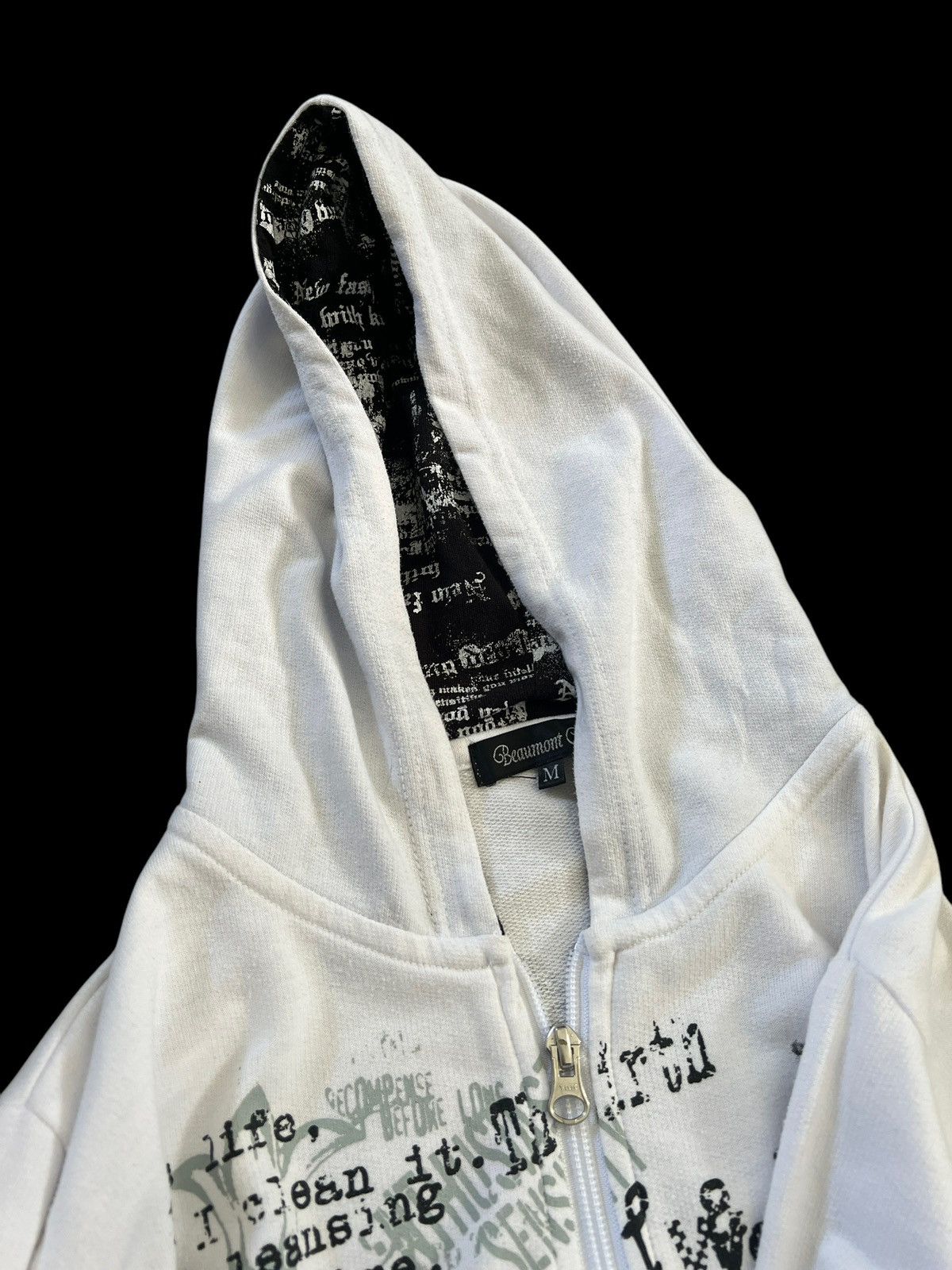 Japanese Brand × Seditionaries Beaumont Carr 🇯🇵 Anarchy Poem Zipper Hoodie Size US S / EU 44-46 / 1 - 10 Thumbnail