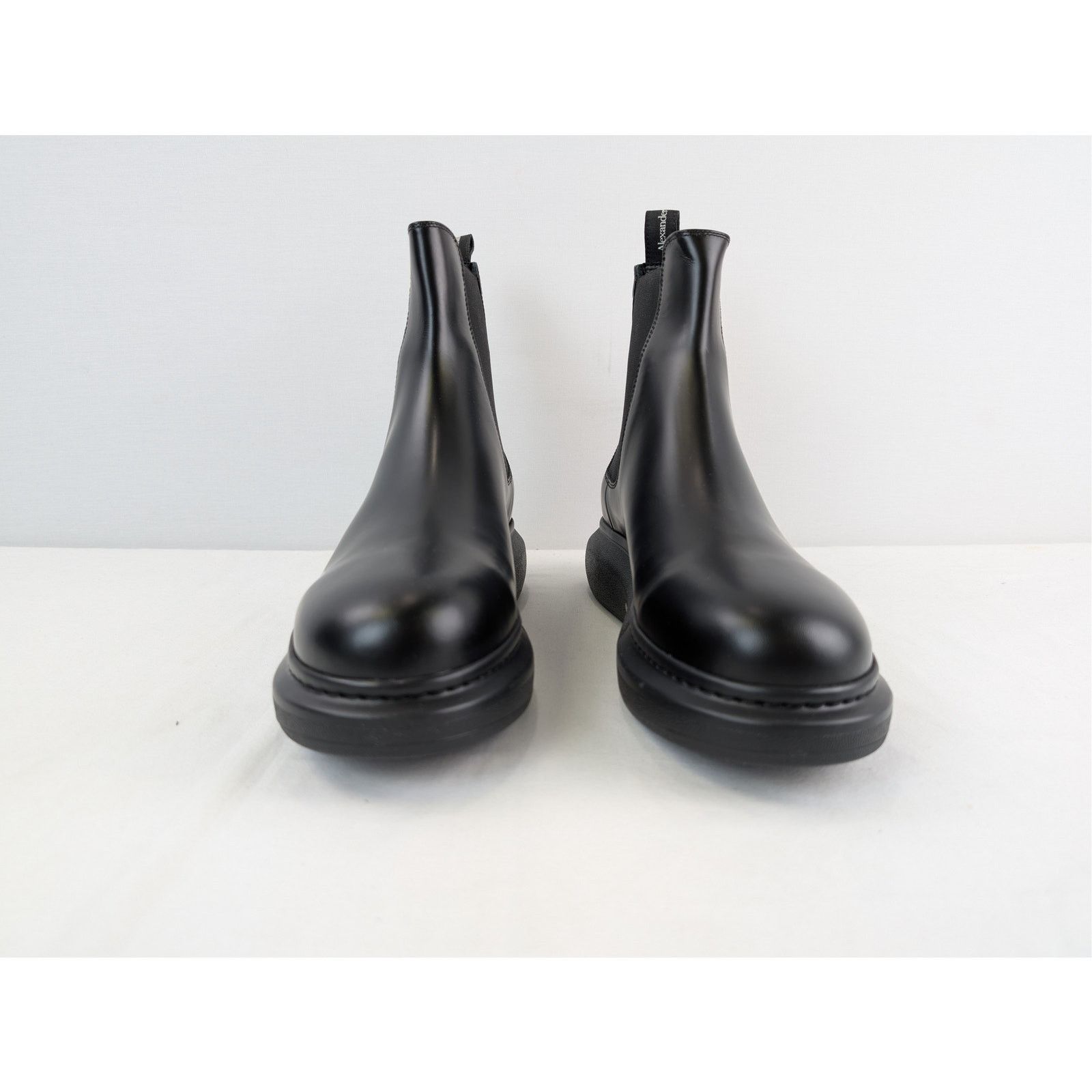 Alexander McQueen o1rshd1 New Liquid Spazzolat Boots in Black Size US 10 / EU 43 - 8 Thumbnail