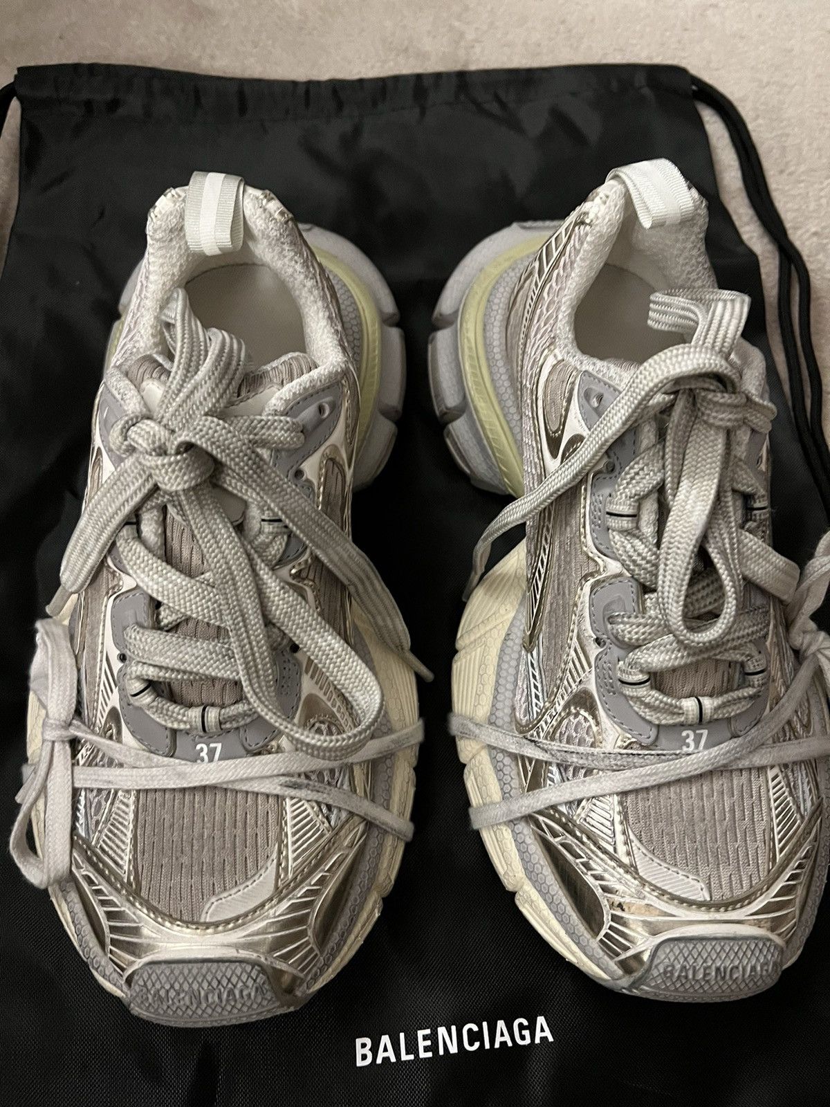 Balenciaga Balenciaga 3XL EGGSHELL | Grailed