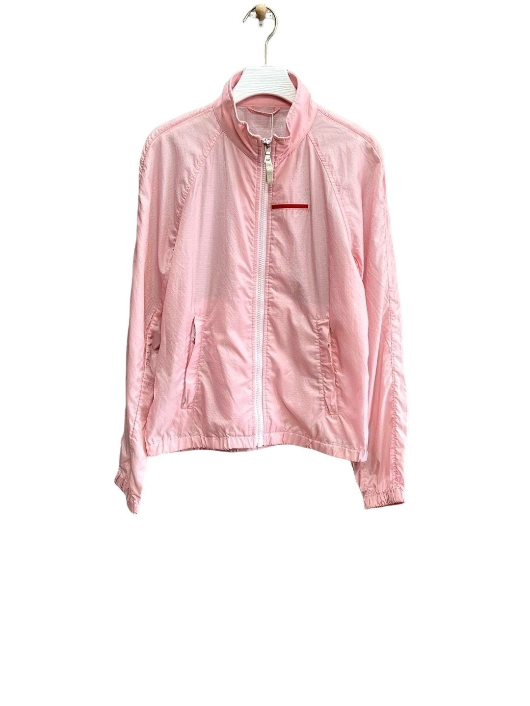 Prada Prada Pink Technical Nylon Jacket Size 40 Size S / US 4 / IT 40 - 1 Thumbnail