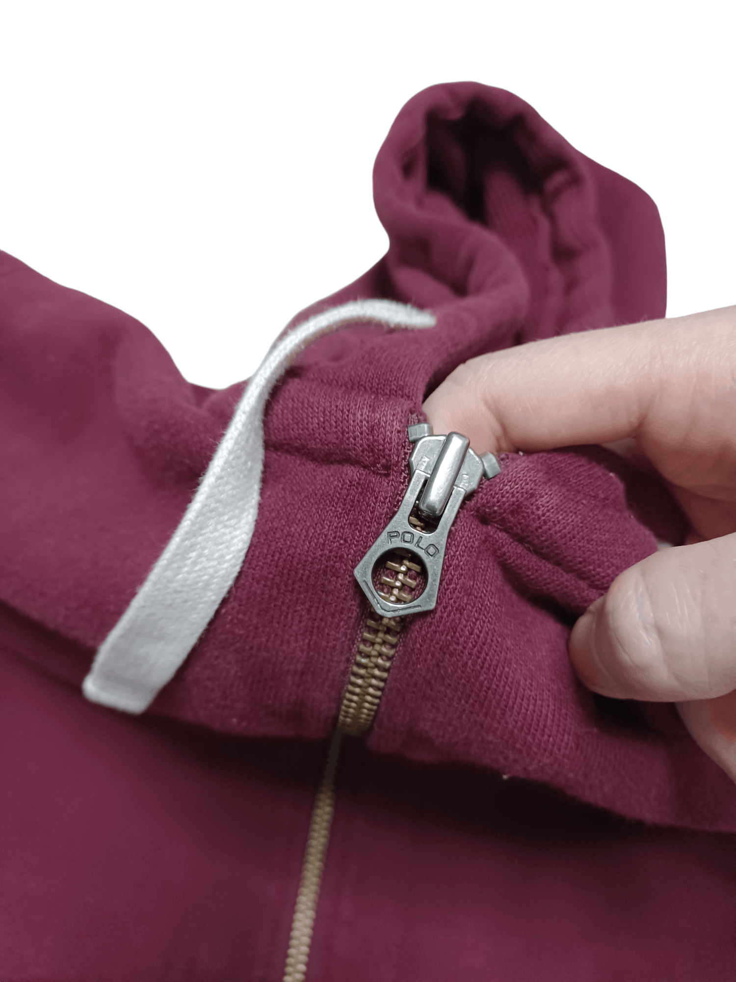 Polo Ralph Lauren FANTASTIC VINTAGE POLO RALPH LAUREN ZIP HOODIE BORDEAUX Size US S / EU 44-46 / 1 - 4 Thumbnail