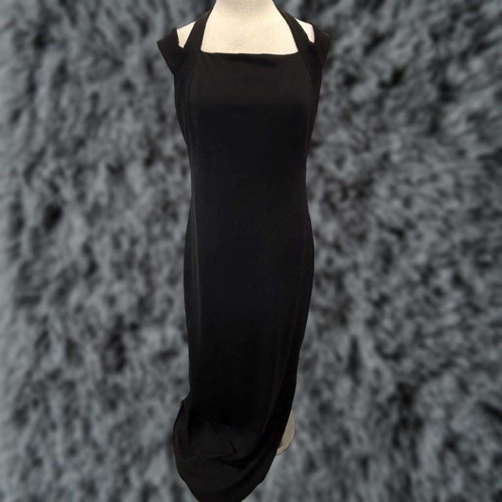 Ralph Lauren Lauren Ralph Lauren Halter Maxi Dress Women’s Gown Black Side Slit Long Sz 12 Size XL / US 12-14 / IT 48-50 - 1 Thumbnail