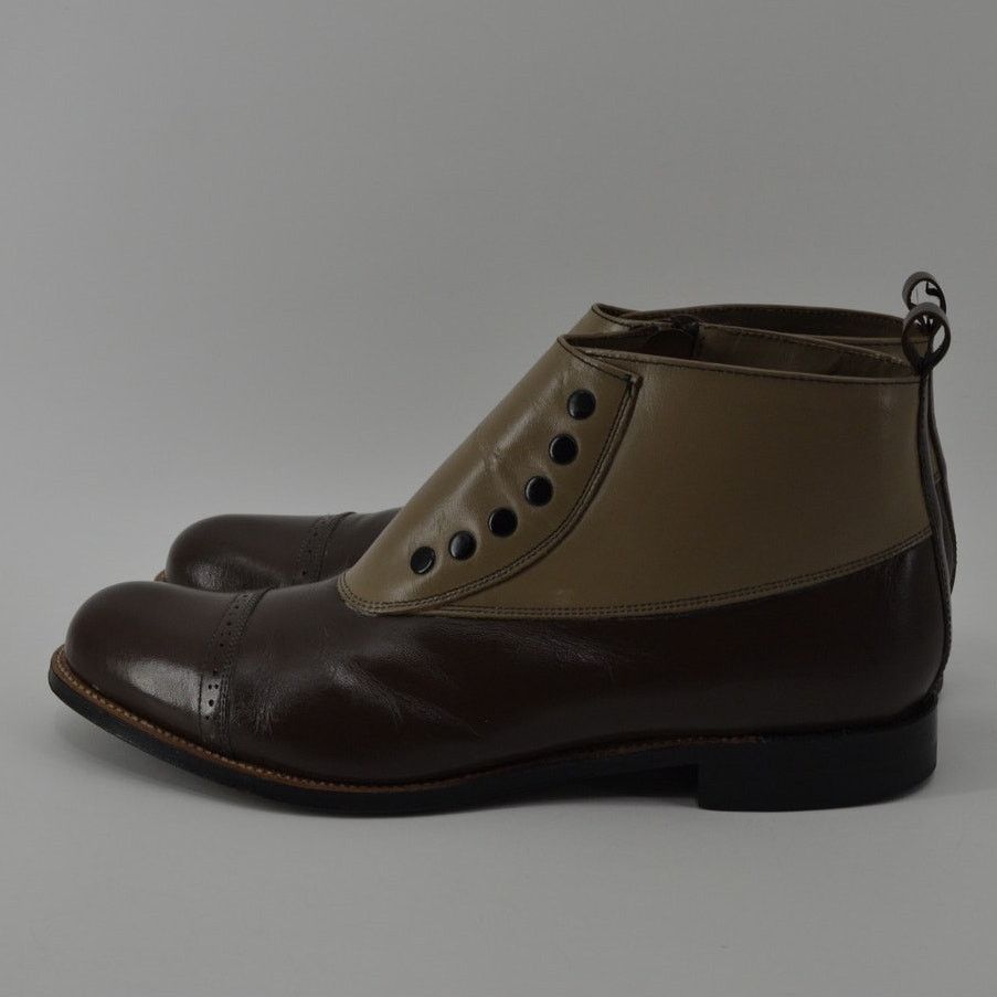 Stacy Adams Stacy Adams Mens Size 11 Madison Cap Toe Boots Gatsby Zip Size US 11 / EU 44 - 11 Thumbnail