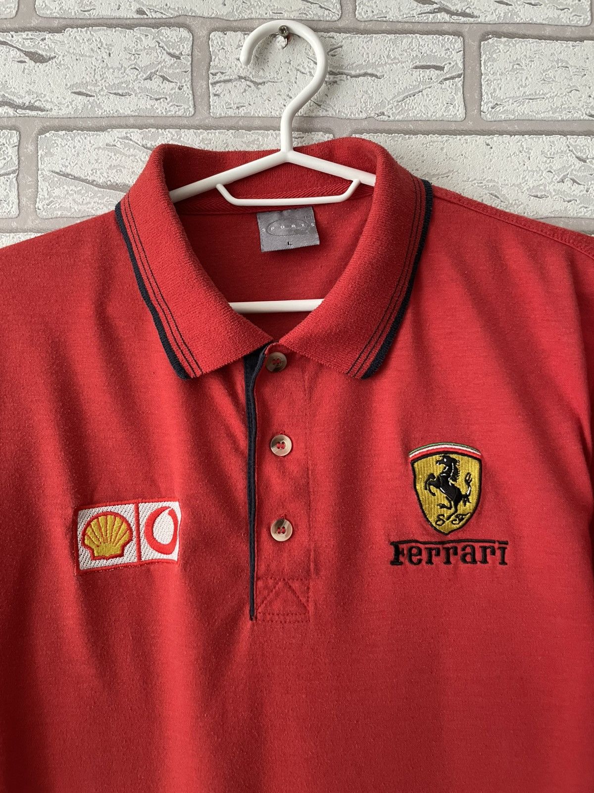 Formula 1 × Vintage Ferrari Racing F1 Formula 1 Marlboro Shell T Shirt Tee Size US L / EU 52-54 / 3 - 4 Thumbnail