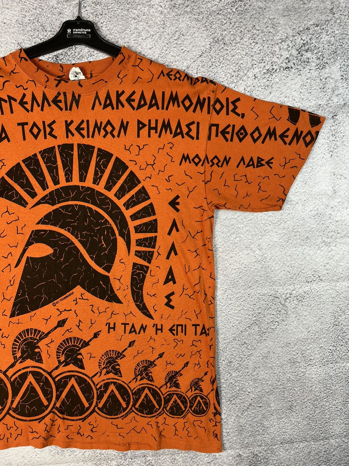 Band Tees × Vintage Vintage Spartans T-shirt Size US L / EU 52-54 / 3 - 3 Thumbnail