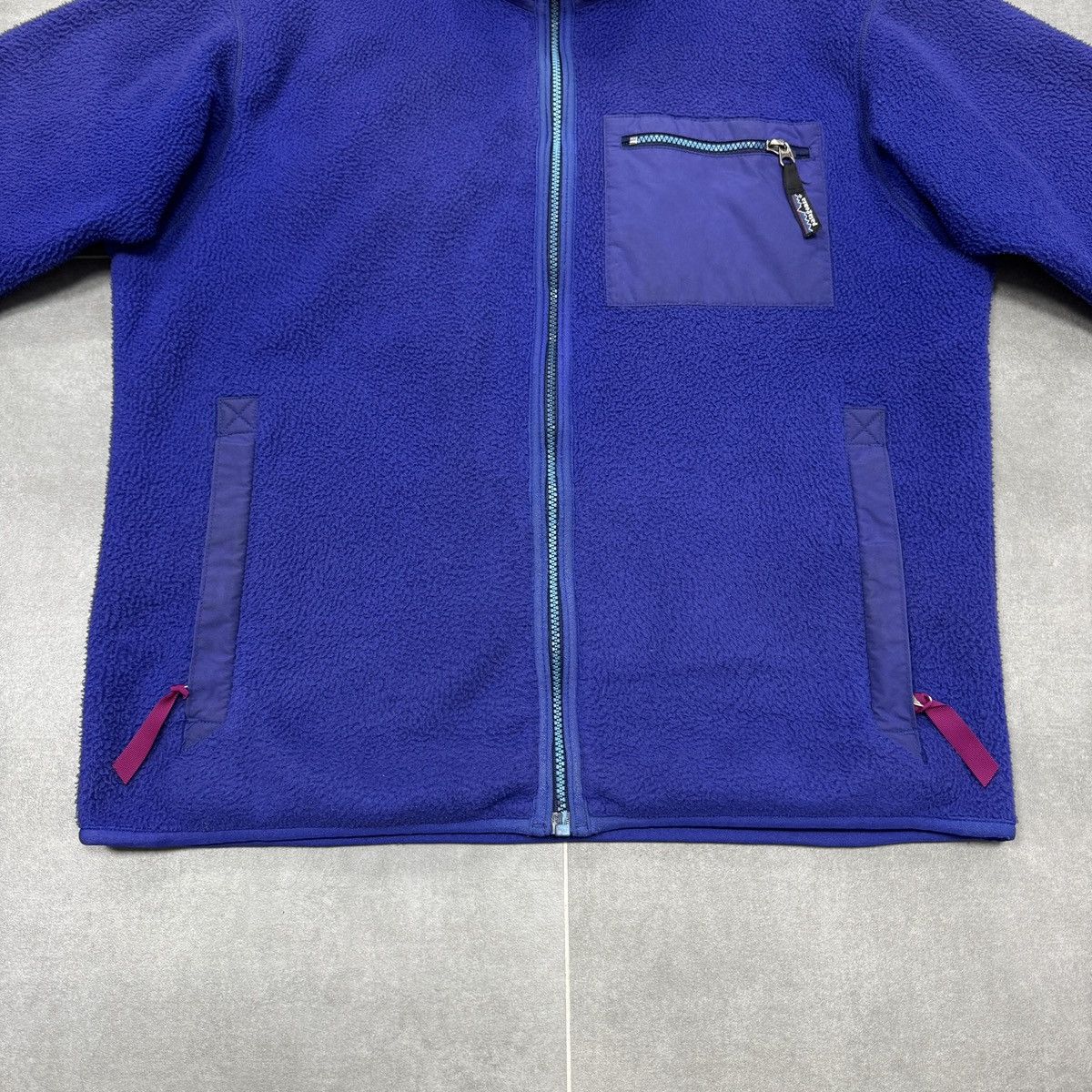 Patagonia × Vintage Vintage Patagonia Nylon Pocket Full Zip Fleece Jacket 90s Size US M / EU 48-50 / 2 - 6 Thumbnail
