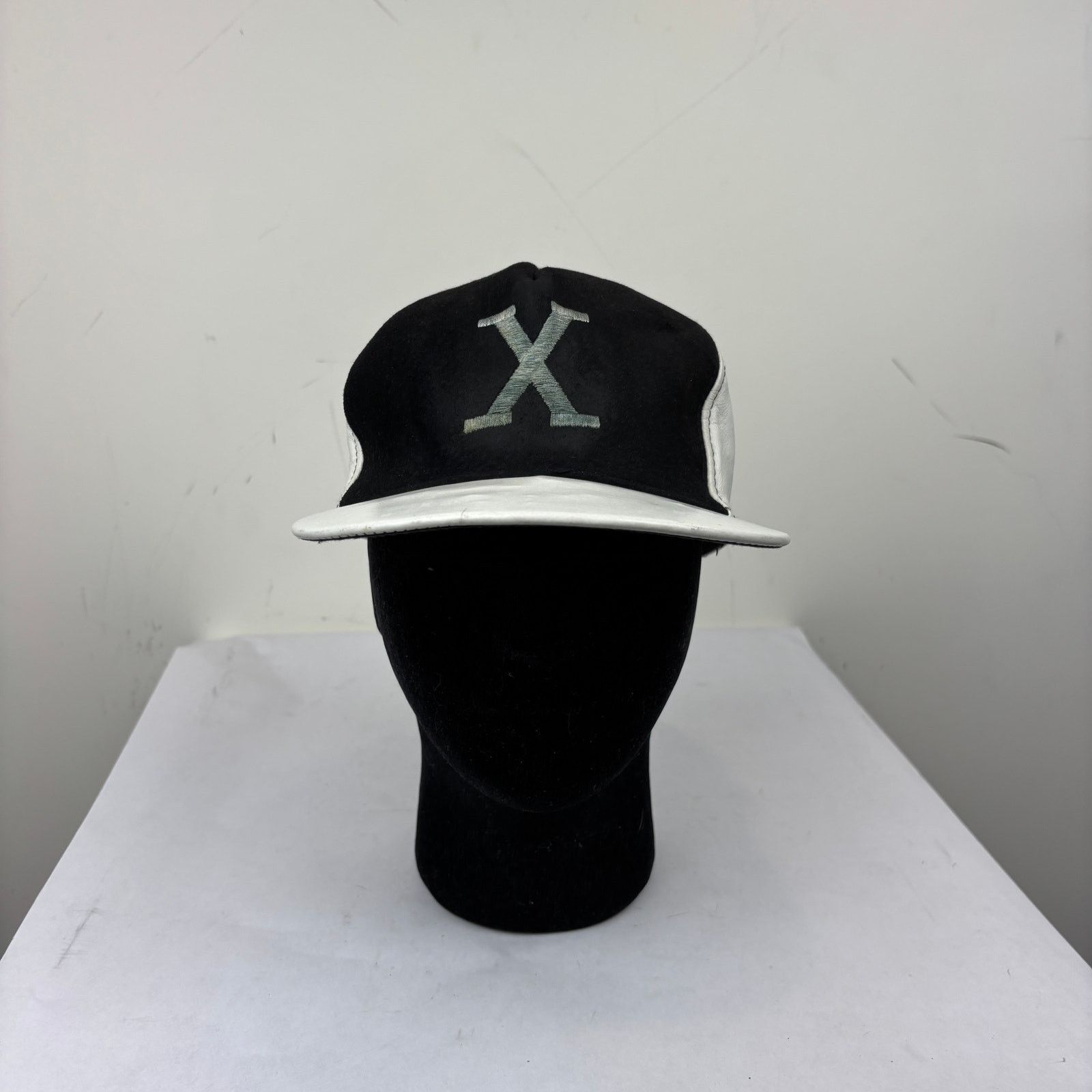 Vintage VTG Malcolm X Suede Leather Panel Baseball Adjustable Hat Size ONE SIZE - 2 Thumbnail