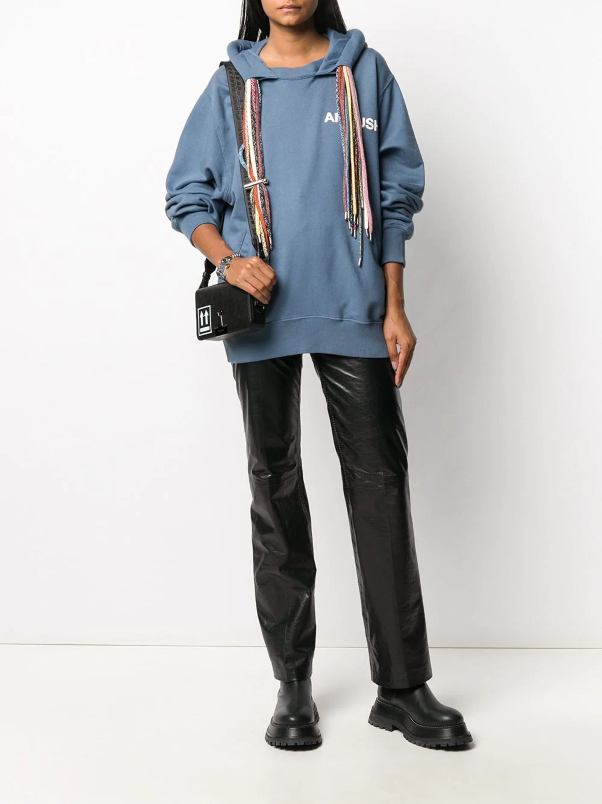 Ambush Design Blue Multi Drawstring Logo Hoodie Size US XS / EU 42 / 0 - 5 Thumbnail