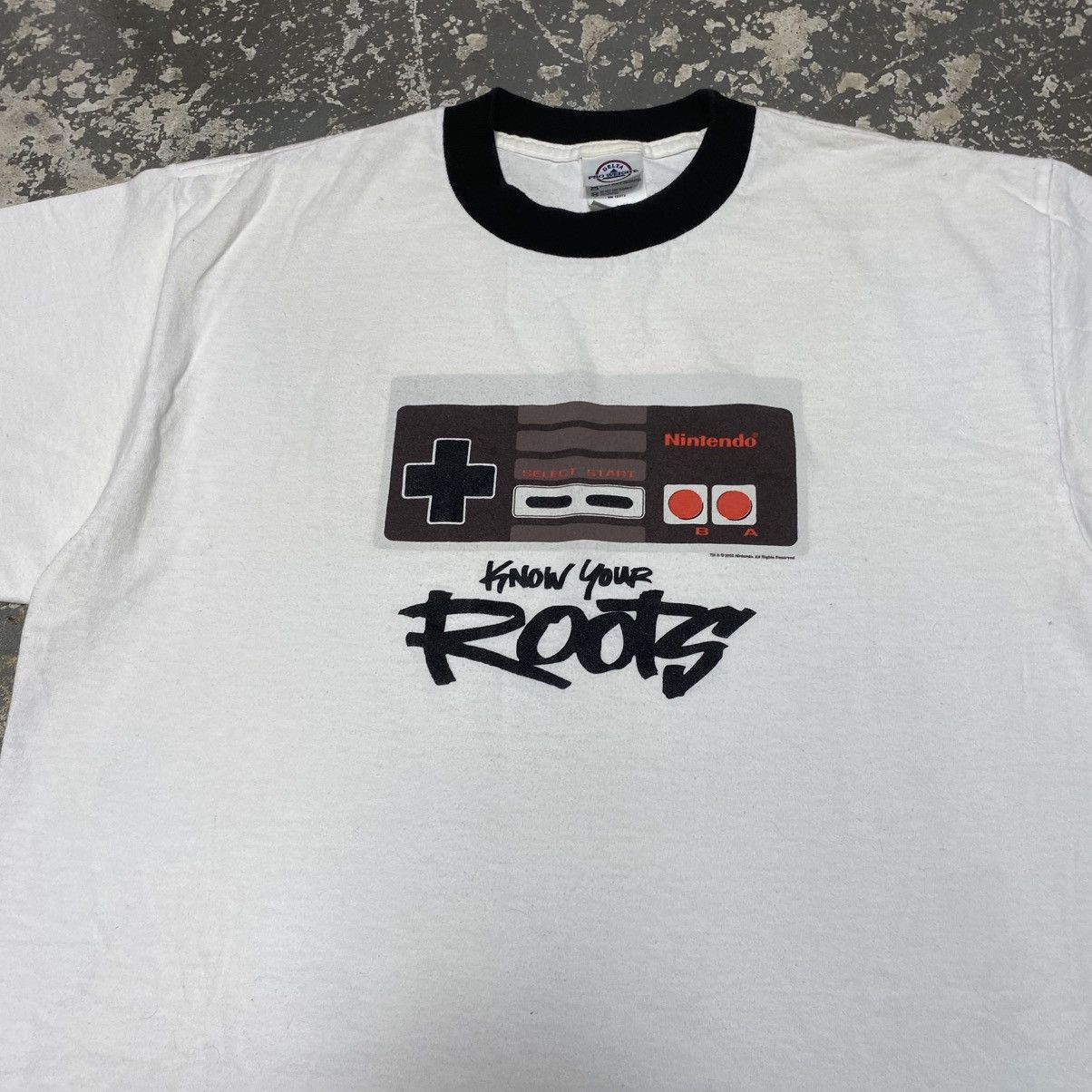 Japanese Brand × Vintage Vintage Nintendo Know Your Roots 2003 Ringer Tshirt Size US L / EU 52-54 / 3 - 10 Thumbnail