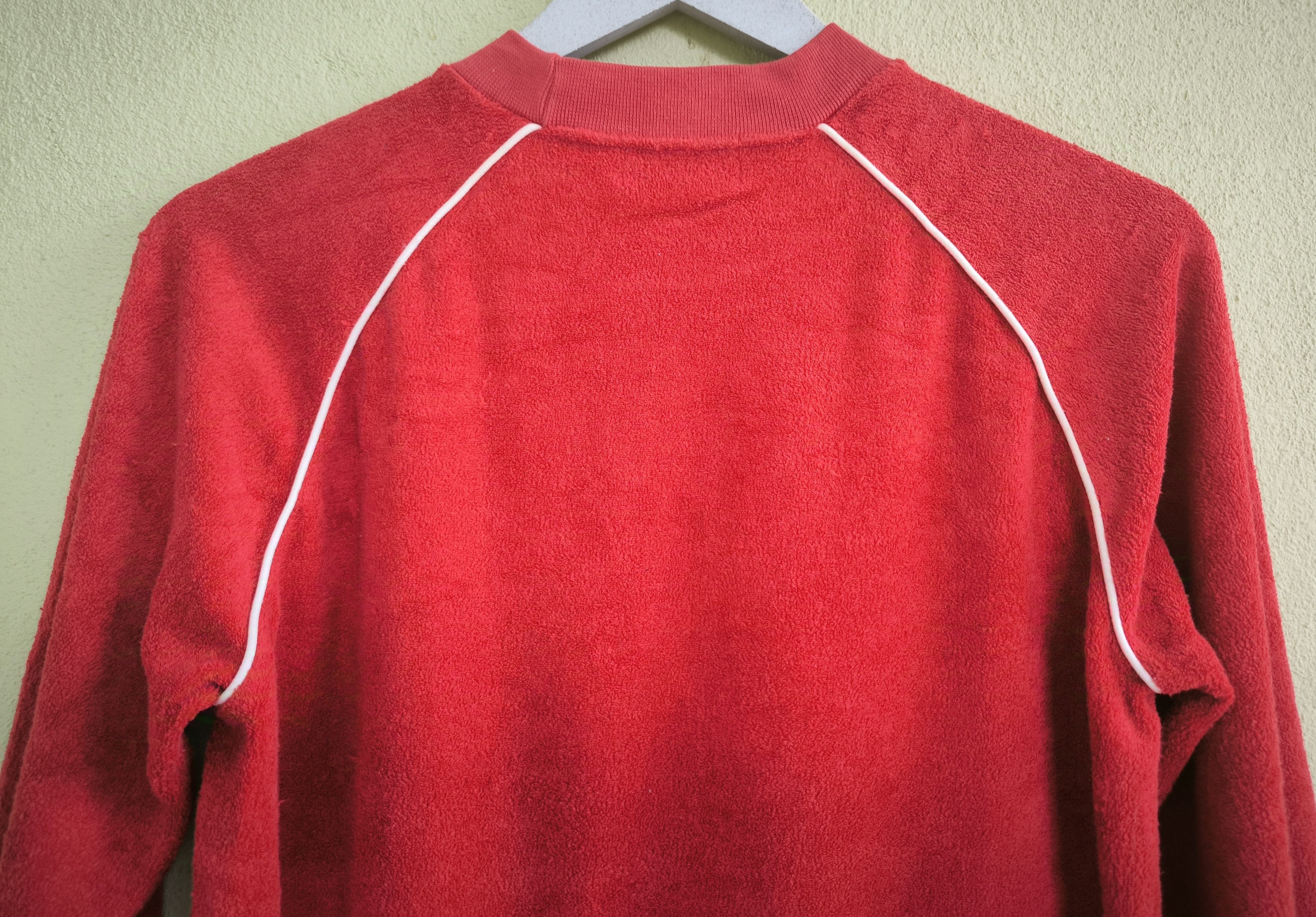 Adidas × Descente × Vintage Vtg ADIDAS trefoil by DESCENTE velvet sweatshirt Size US S / EU 44-46 / 1 - 8 Thumbnail