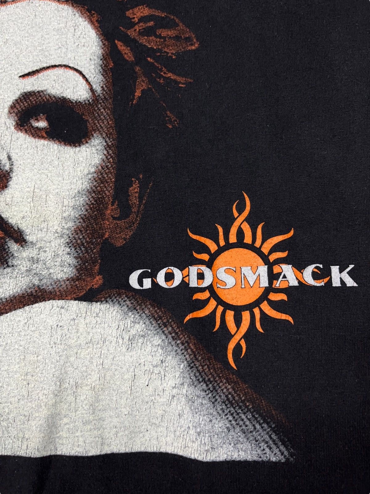 Band Tees Vintage 90s Godsmack Smack This! Goth Girl T-shirt Size US L / EU 52-54 / 3 - 5 Thumbnail