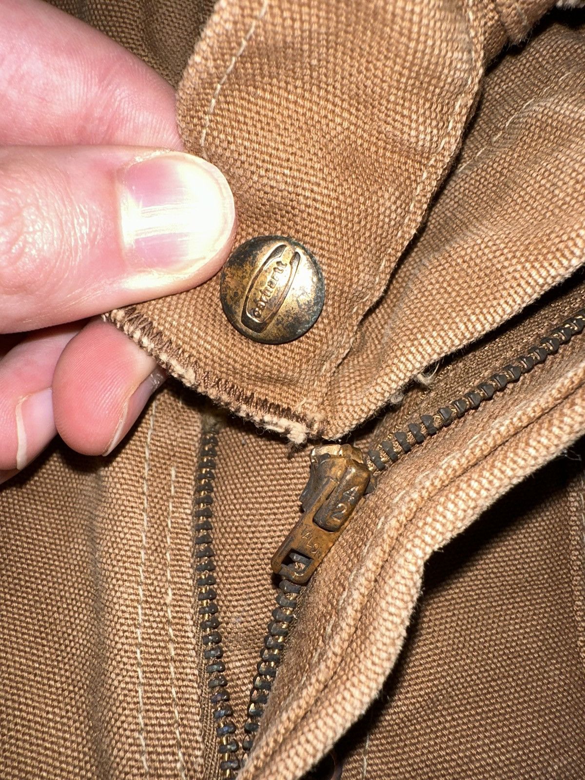 VINATGE 60s CARHARTT 31x29 DOUBLE KNEE CARPENTER DUCK JEANS