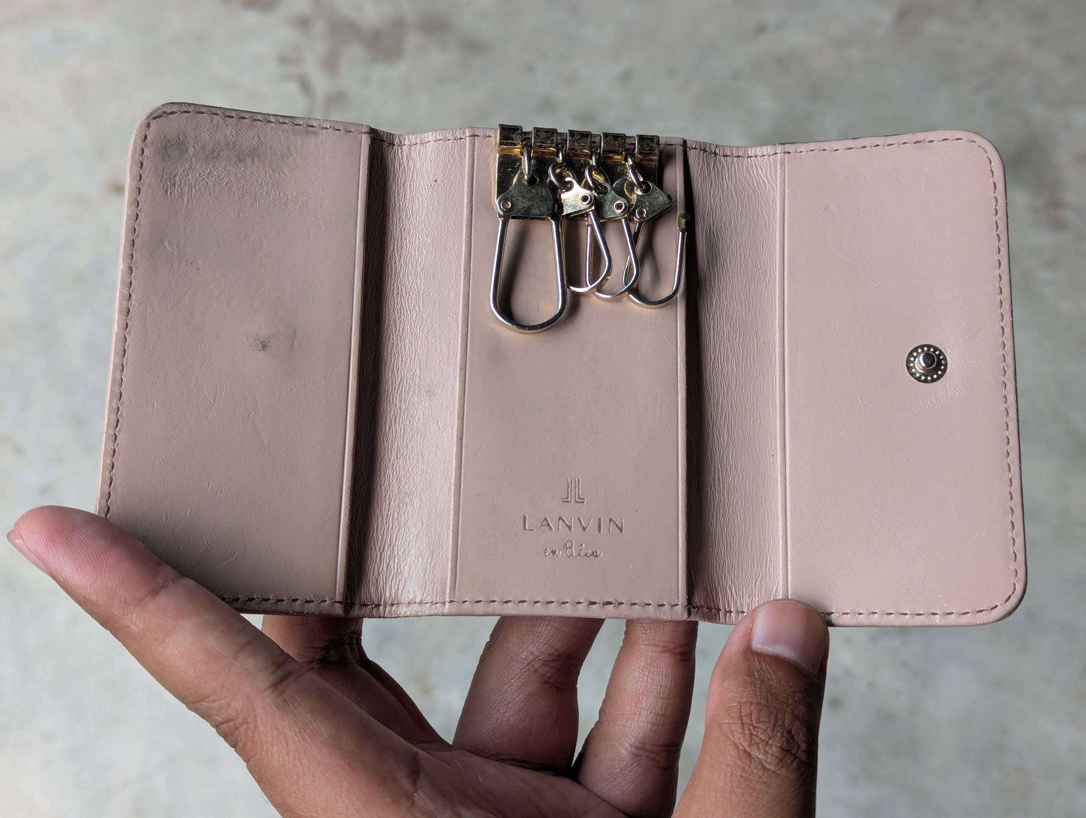Lanvin Lanvin en Bleu Key Case/Keyholder Bifold Wallet Size ONE SIZE - 3 Thumbnail
