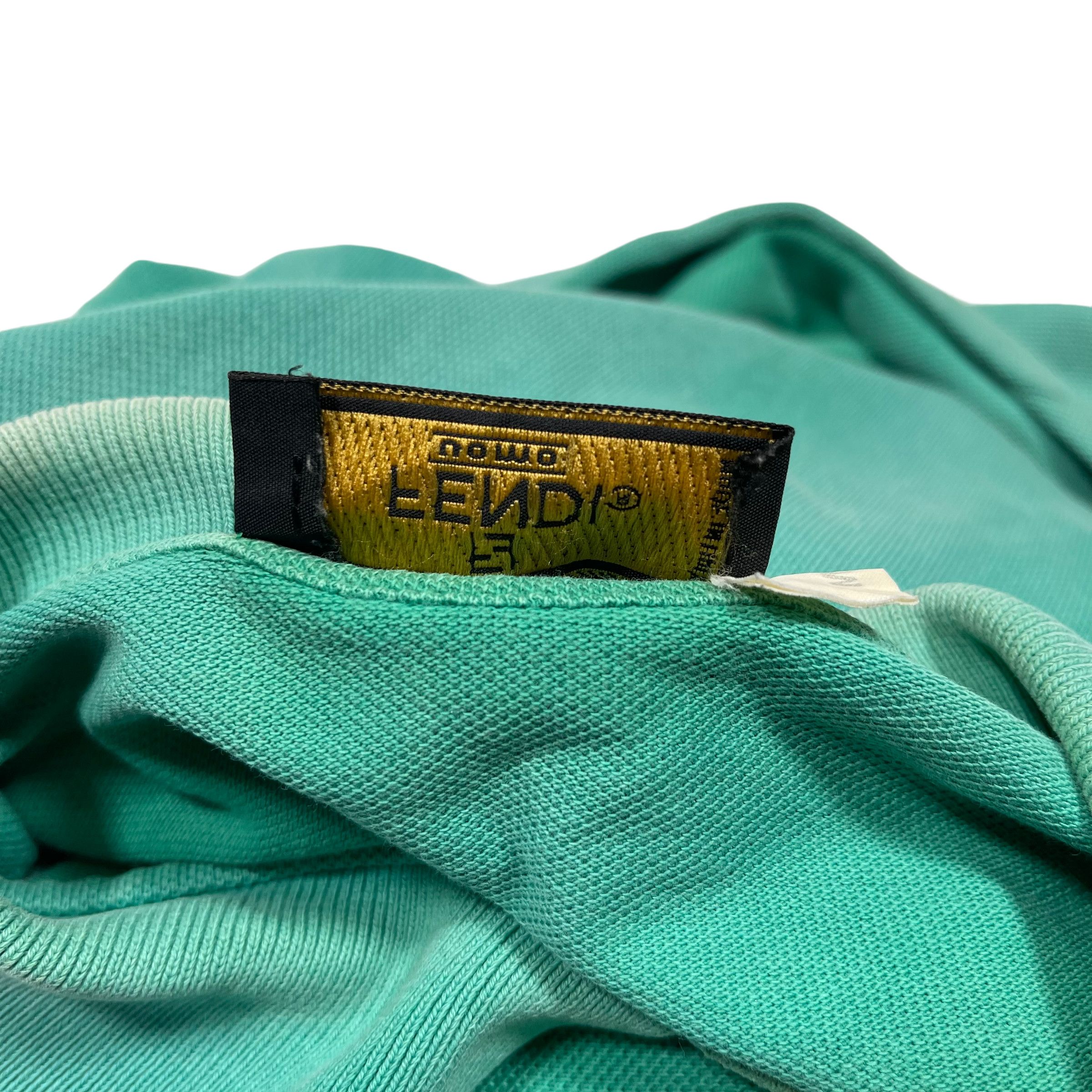 Fendi × Vintage Fendi Vintage 1990s Embroidered Polo Shirt Size US M / EU 48-50 / 2 - 12 Thumbnail