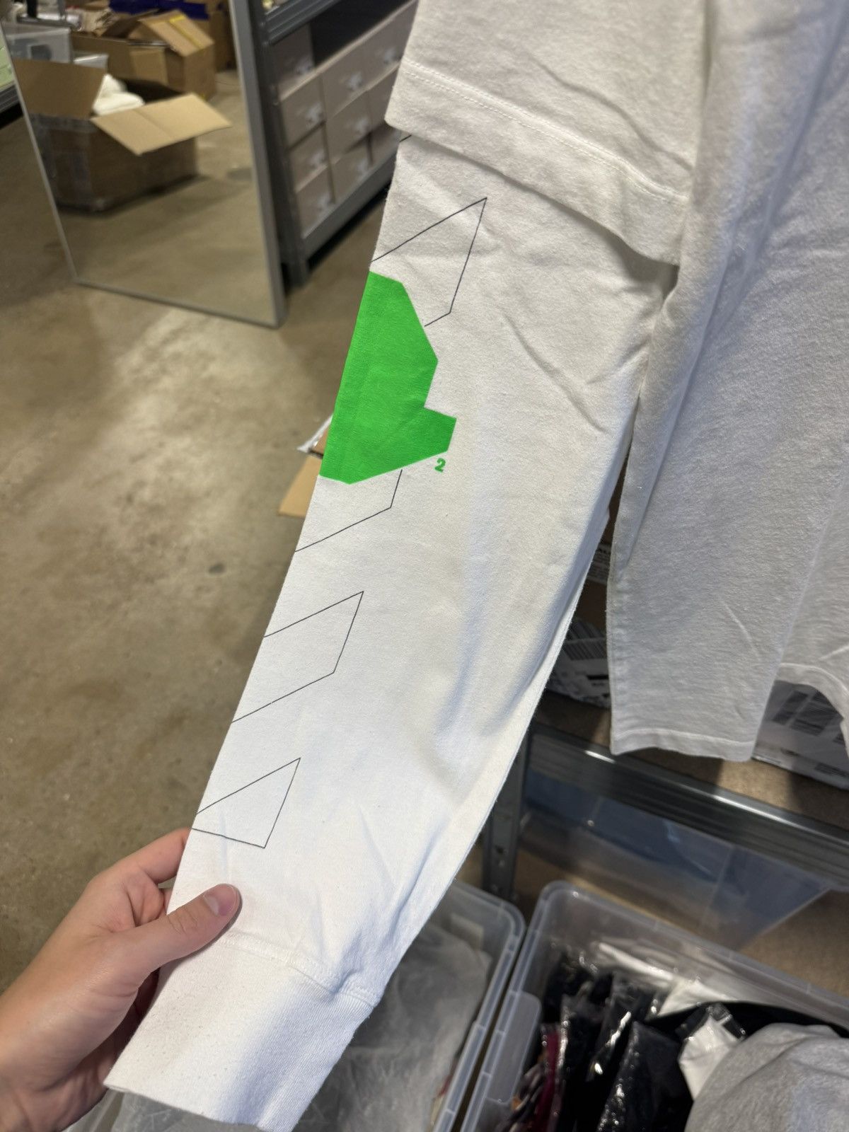 Off-White Off-White Golden Ratio Long Sleeve T-Shirt NEW 550$ Size US M / EU 48-50 / 2 - 3 Thumbnail