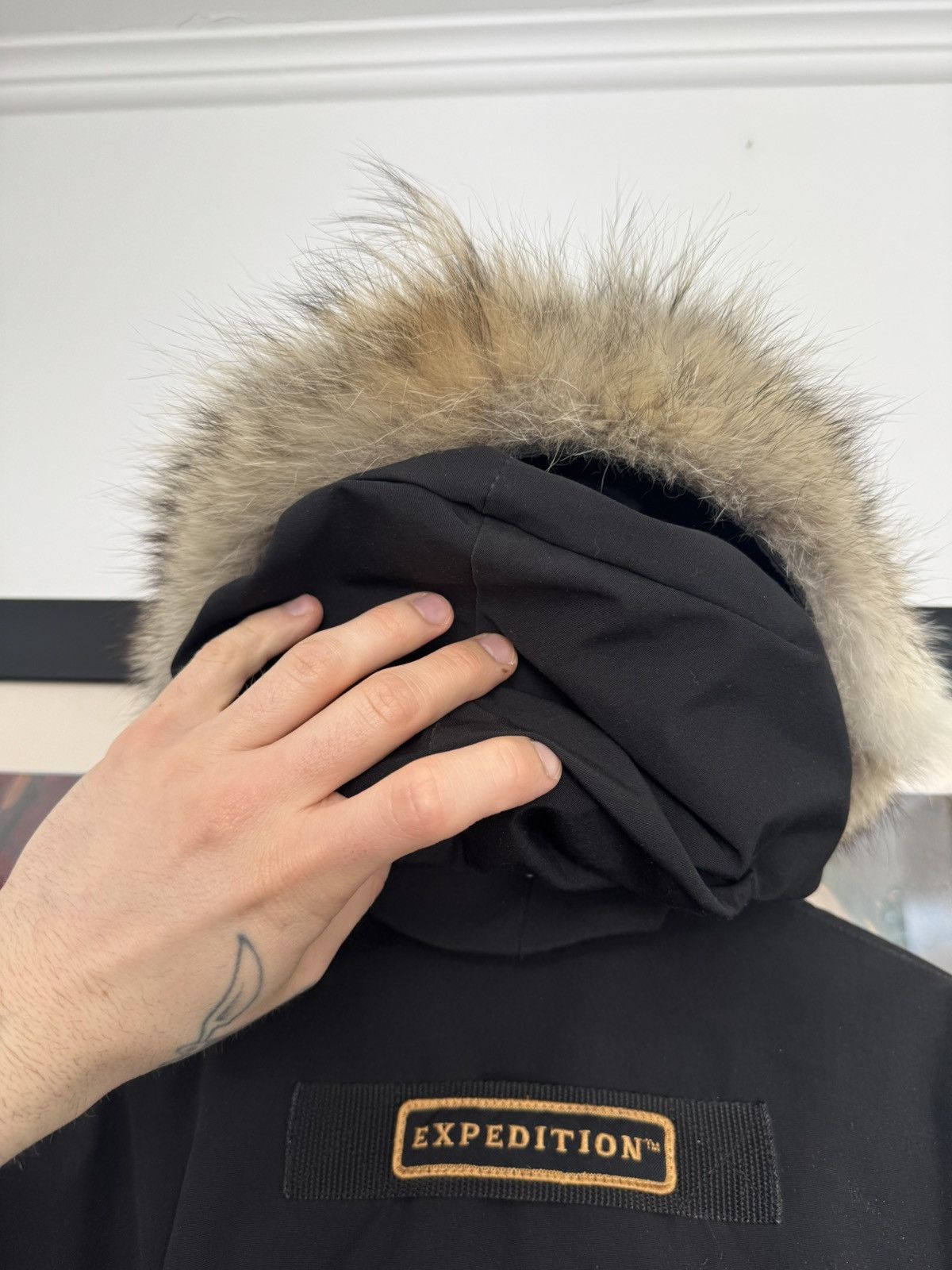 Canada Goose Canada Goose Expedition Black Down Fur Coat Parka Jacket Size US XS / EU 42 / 0 - 9 Thumbnail
